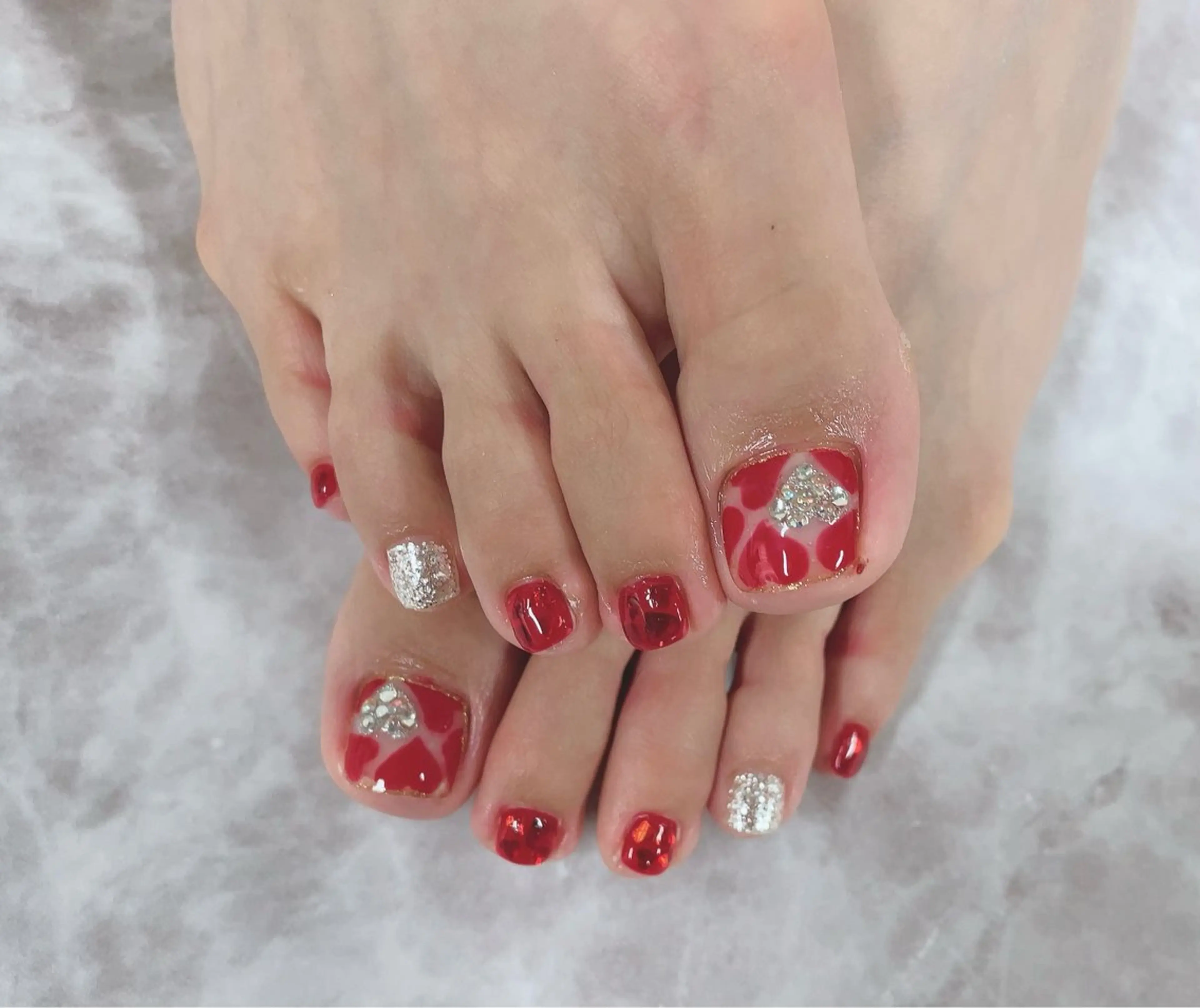 ネイル フットネイル Tomita chikaのネイルデザイン