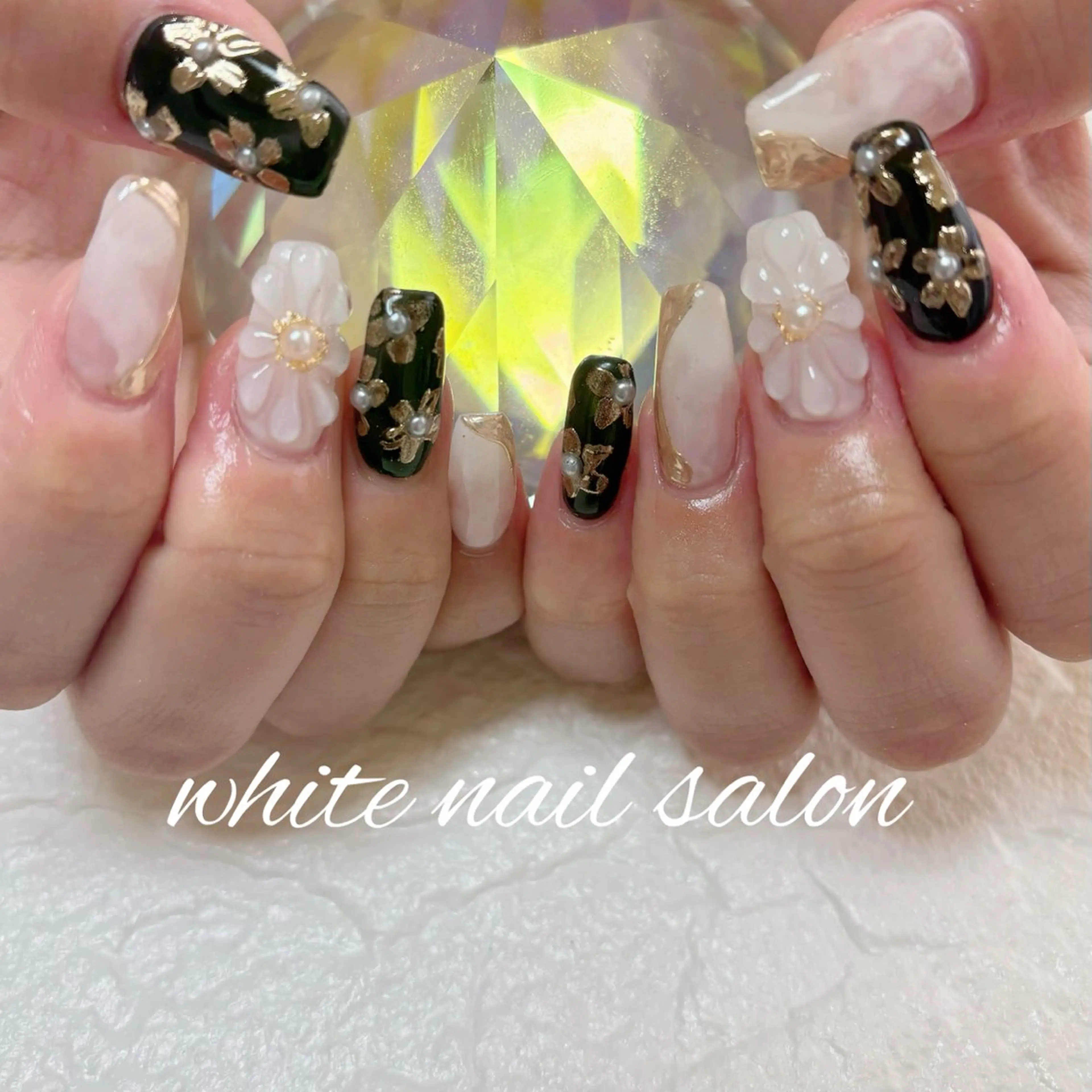 ネイル フットネイル ハンドネイル white nail salonのネイルデザイン
