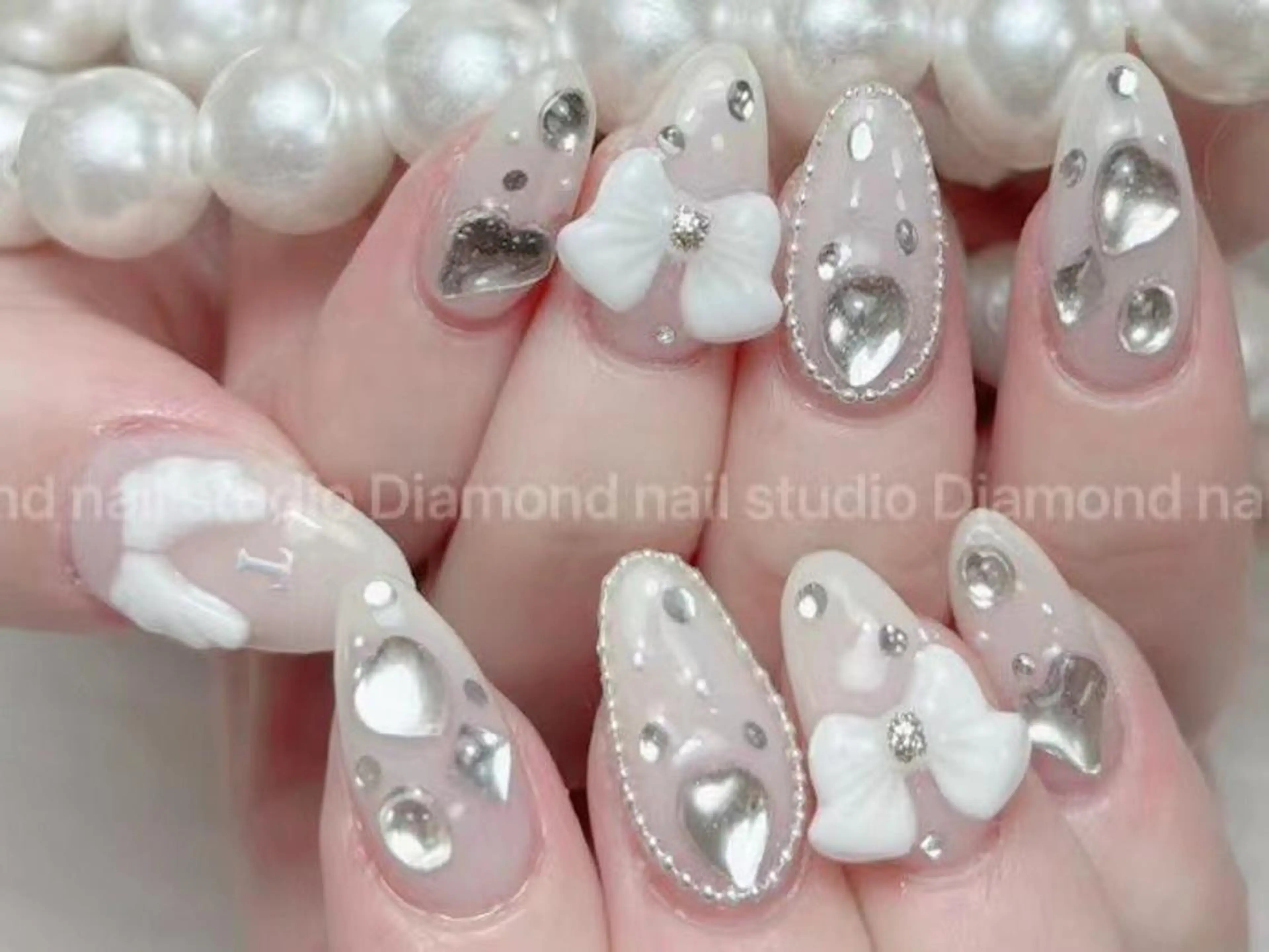 ロング ハンドネイル DIAMOND 💦のネイルデザイン