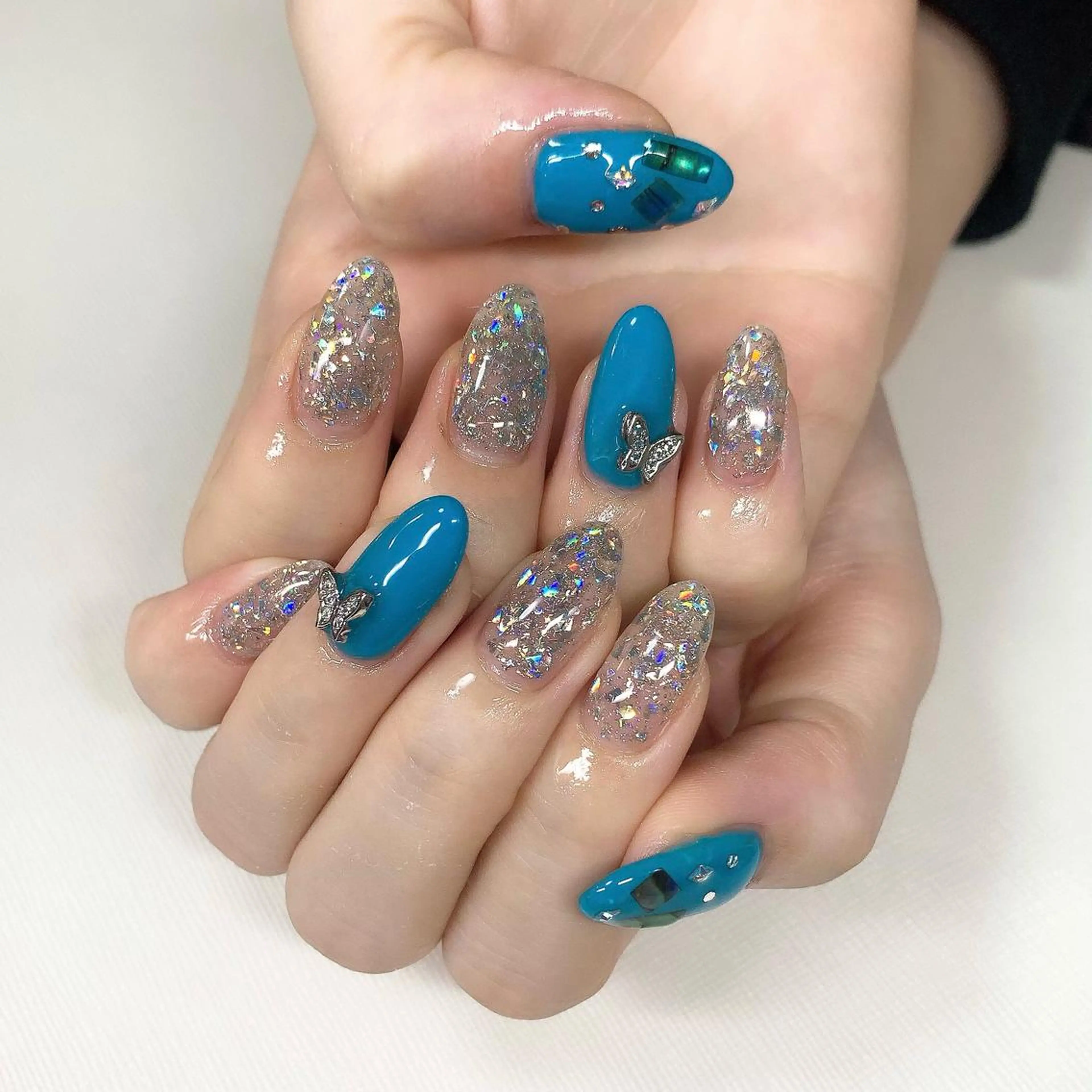ネイル キラキラネイル ラメ(グリッター) ハンドネイル vivi nailのネイルデザイン
