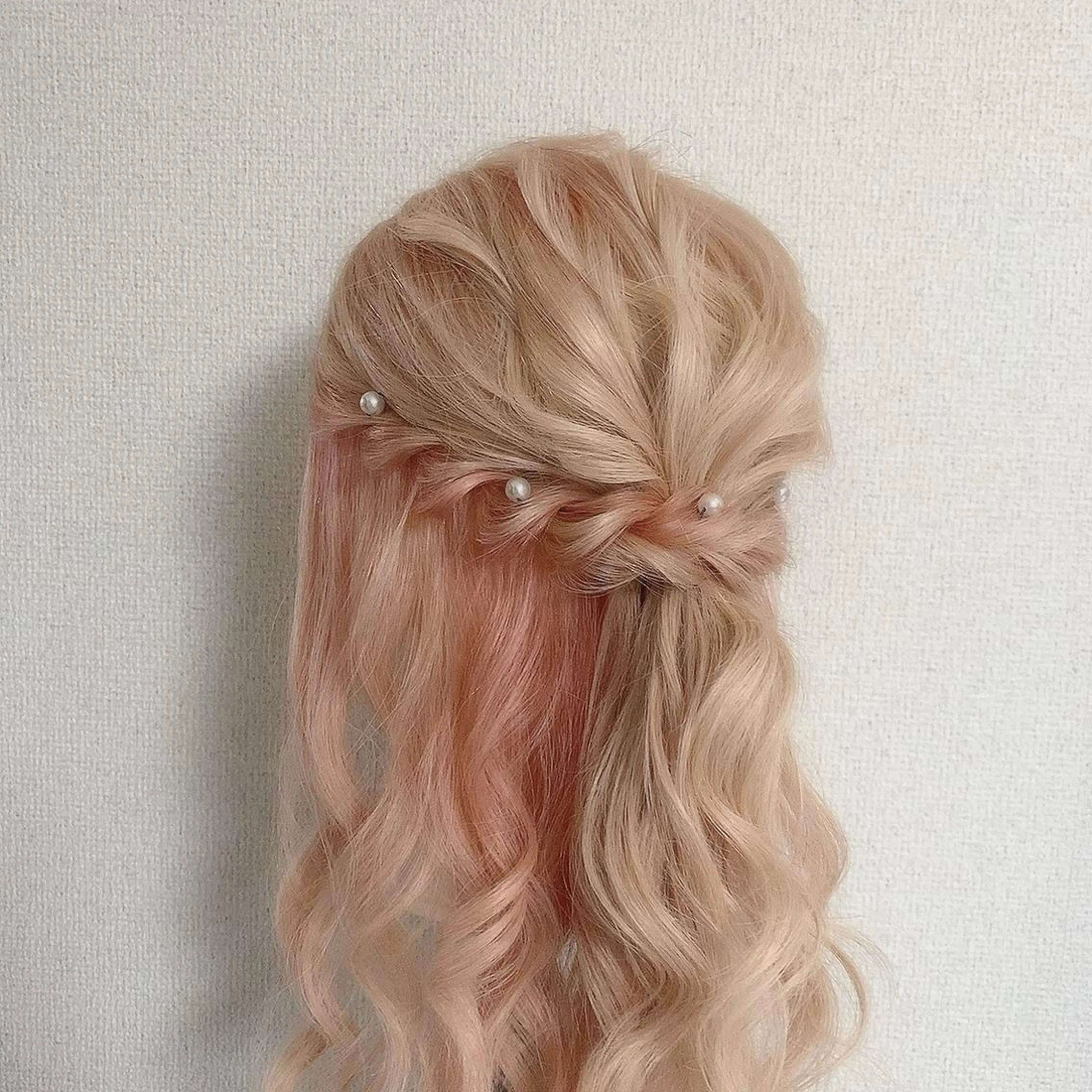 ヘアアレンジ ハーフアップ ヘアセット 🩶ヘアセット Ayaha🩶のヘアスタイル