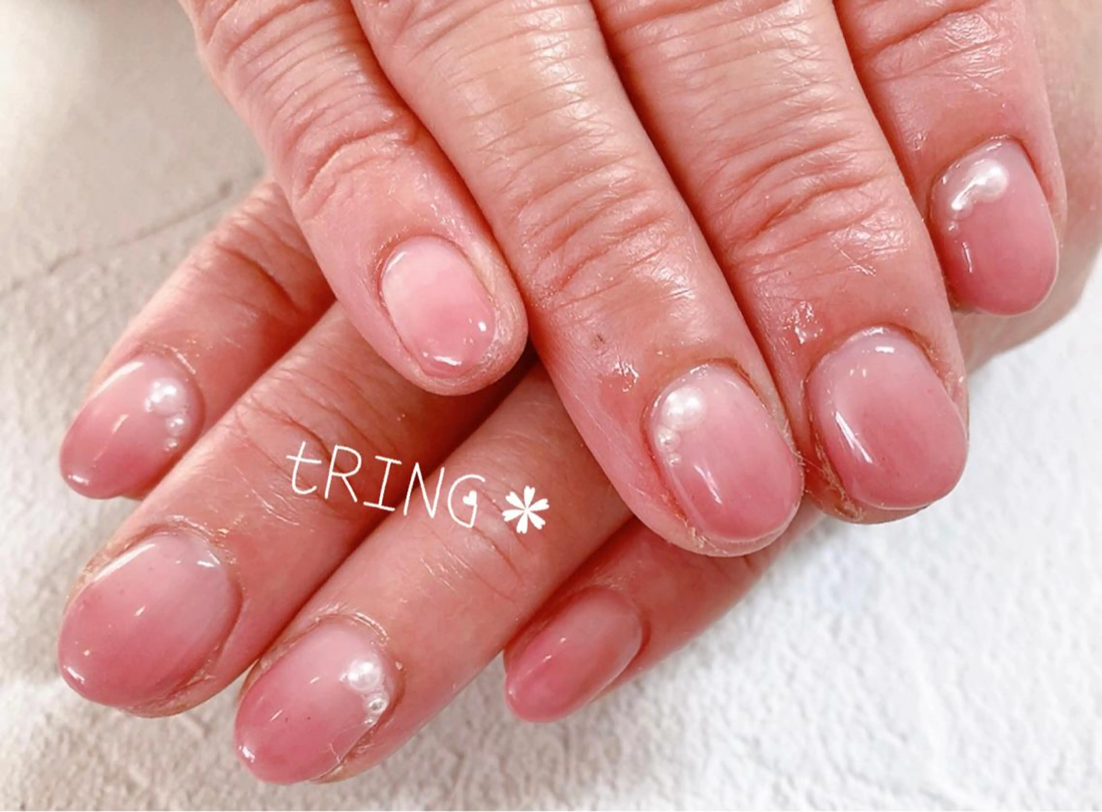 ネイル ハンドネイル tRING＊ しいの木台のネイルデザイン