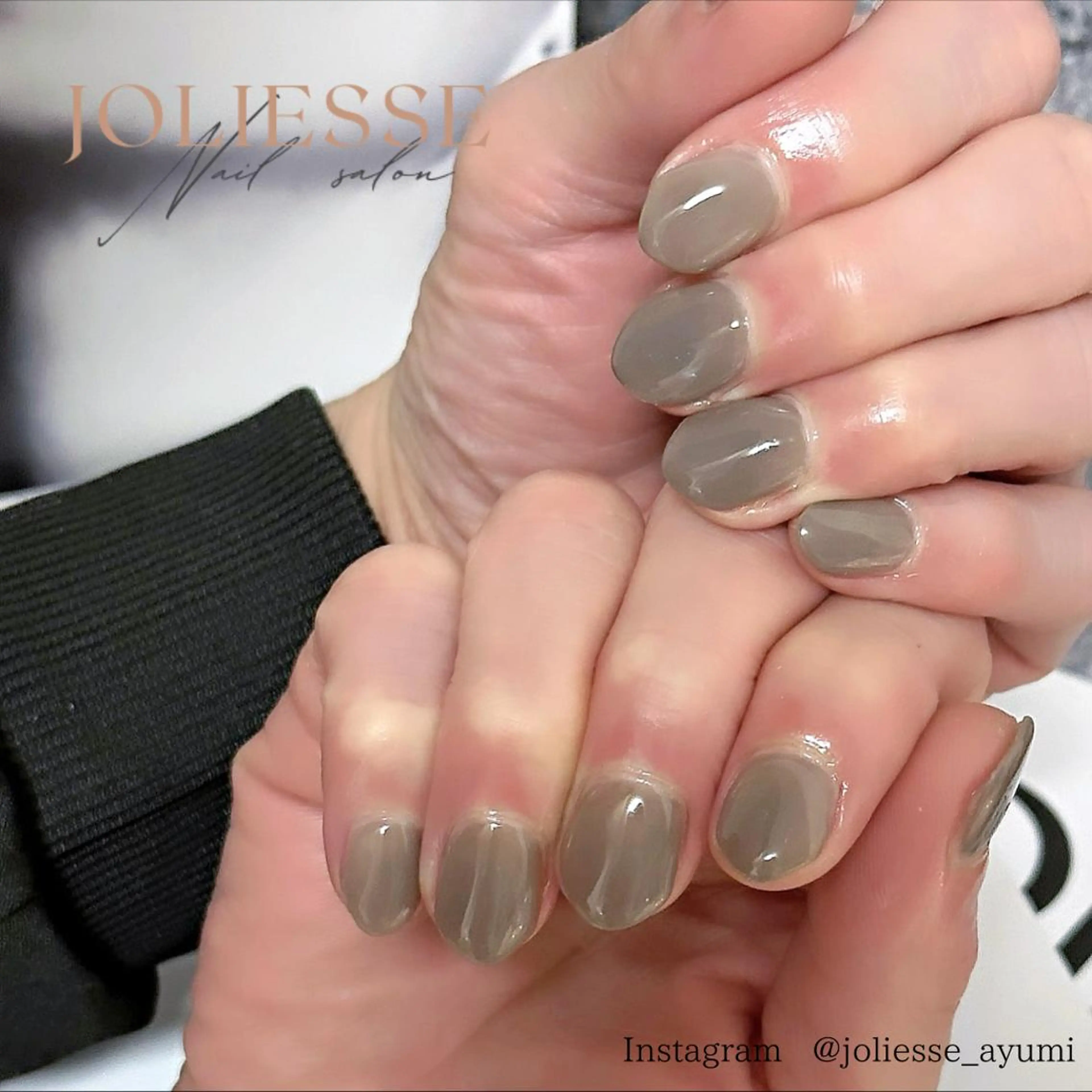 ネイル ブラウン フットネイル joliesse【ジョリエス】所属・JOLIESSE Ayumiのネイルデザイン