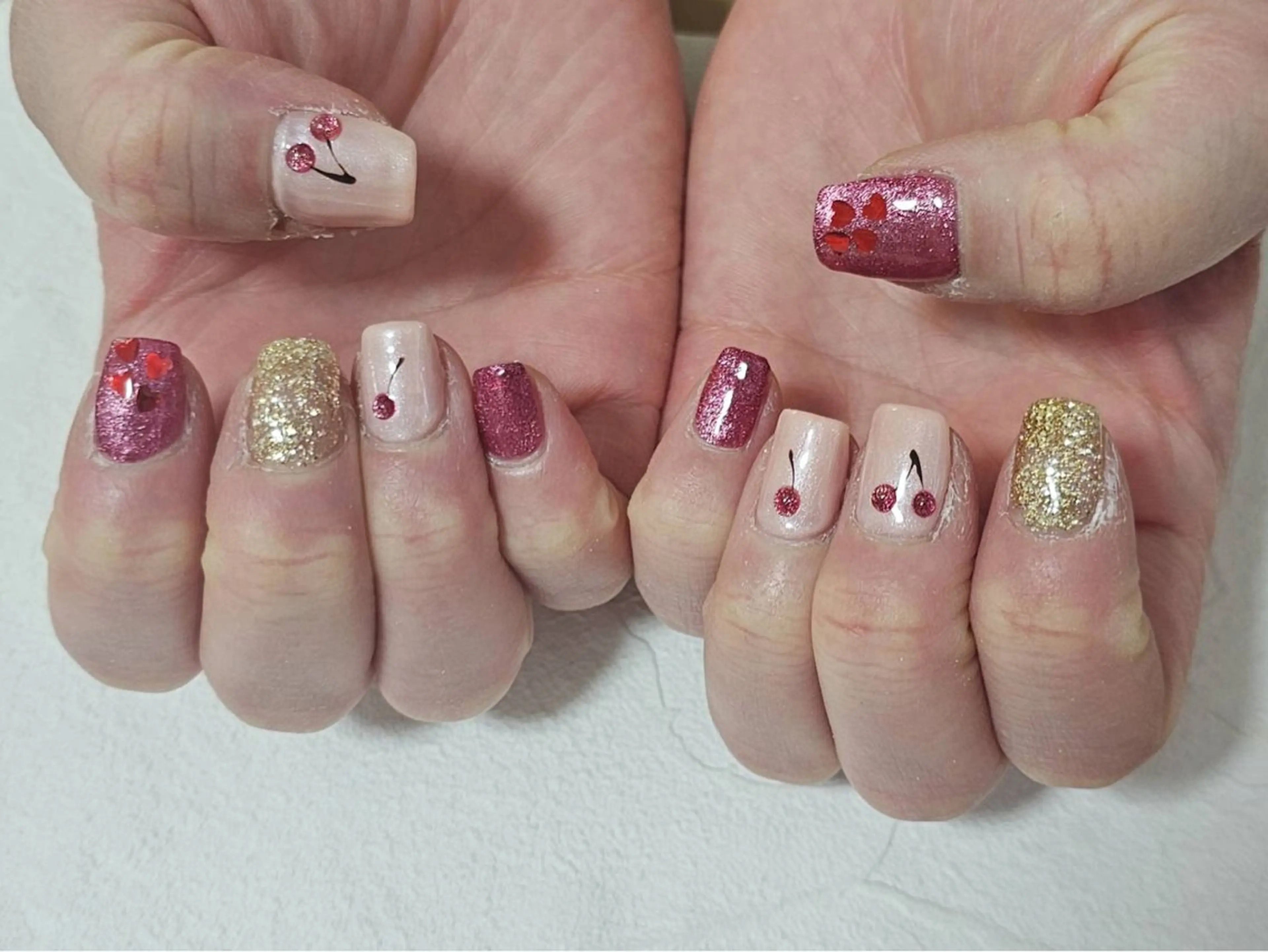 ネイル オーロラネイル フラワーネイル フットネイル フレンチネイル ジェルネイル ハンドネイル Mogu nail 二子玉川のネイルデザイン