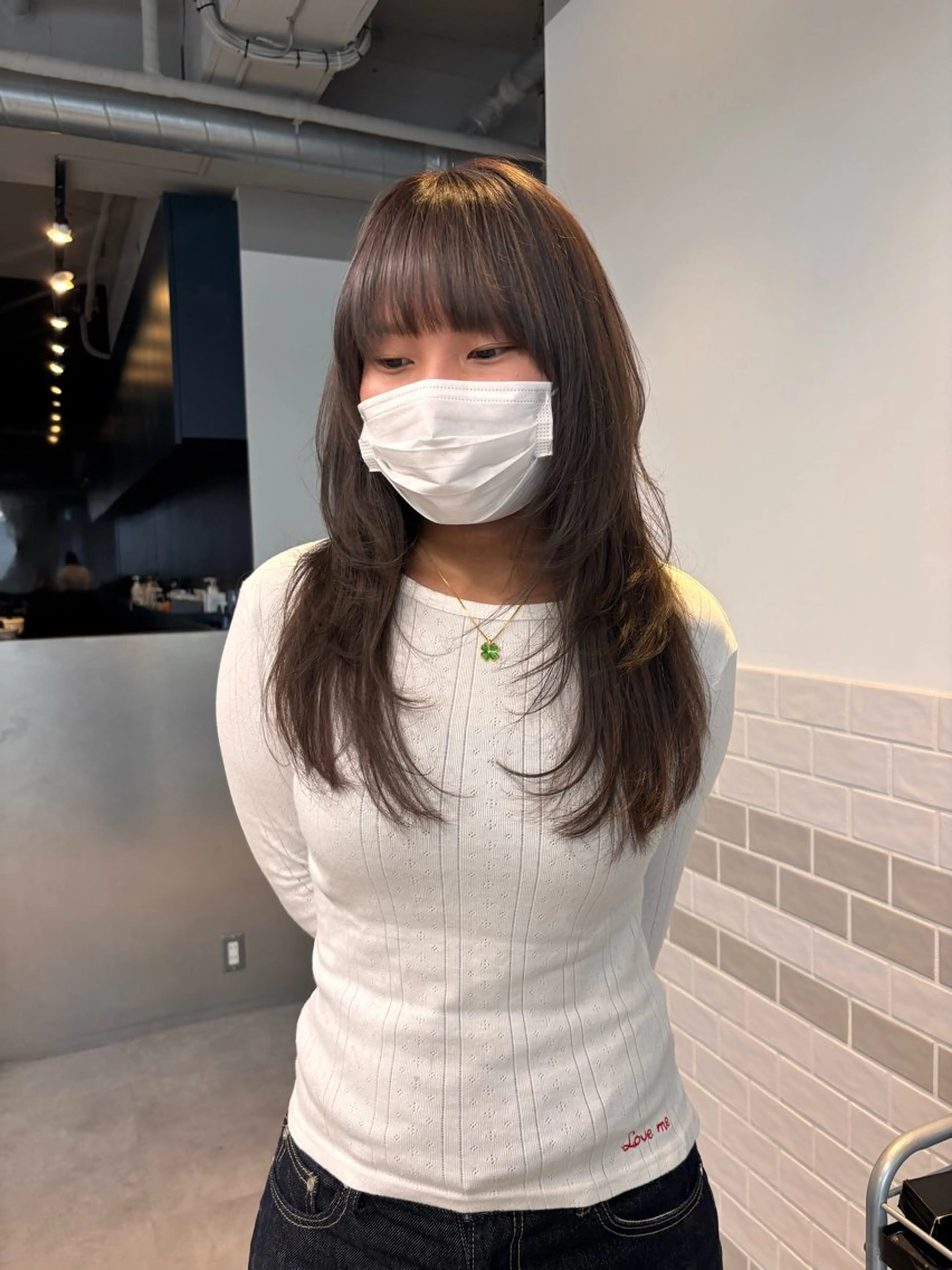 ロング カット ⠀ リコのヘアスタイル