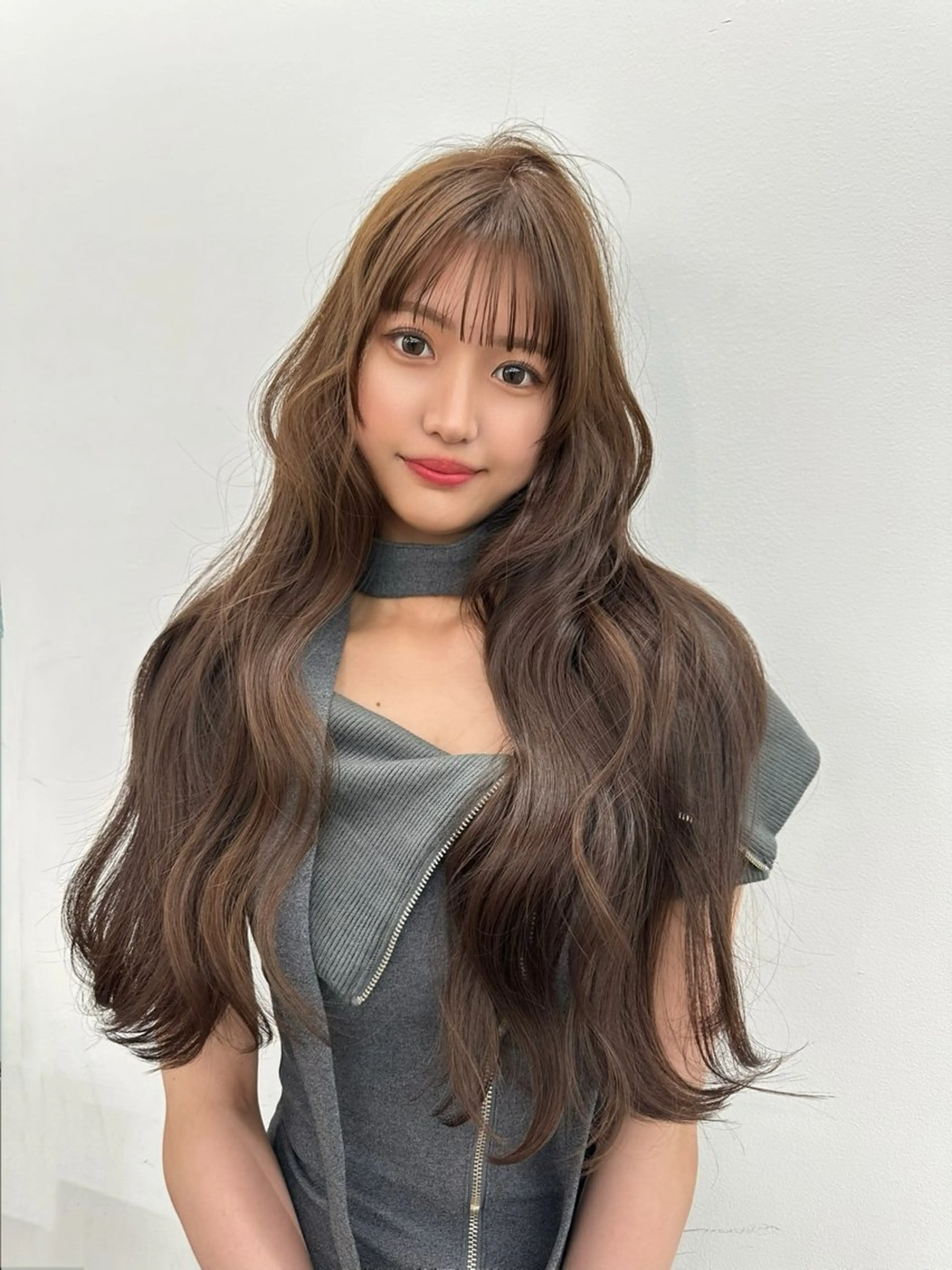 ロング カラー ブリーチ 透明感カラー ブリーチなしカラー カット ヘアカラー トリートメント 渋谷韓国ヘア🇰🇷 SAYAKA🩶ᩚのヘアスタイル