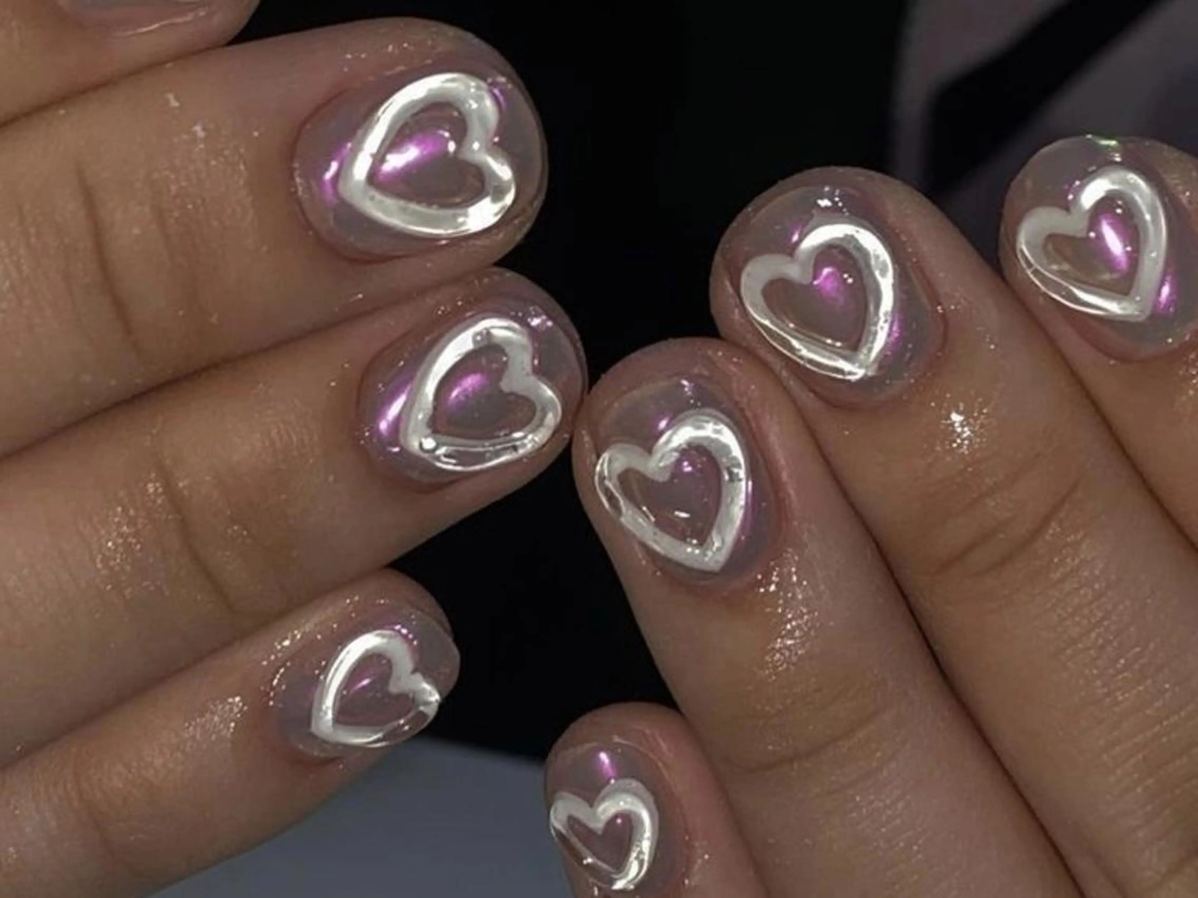 ネイル ハンドネイル na🎀🎀na ちゅるちゅるのネイルデザイン