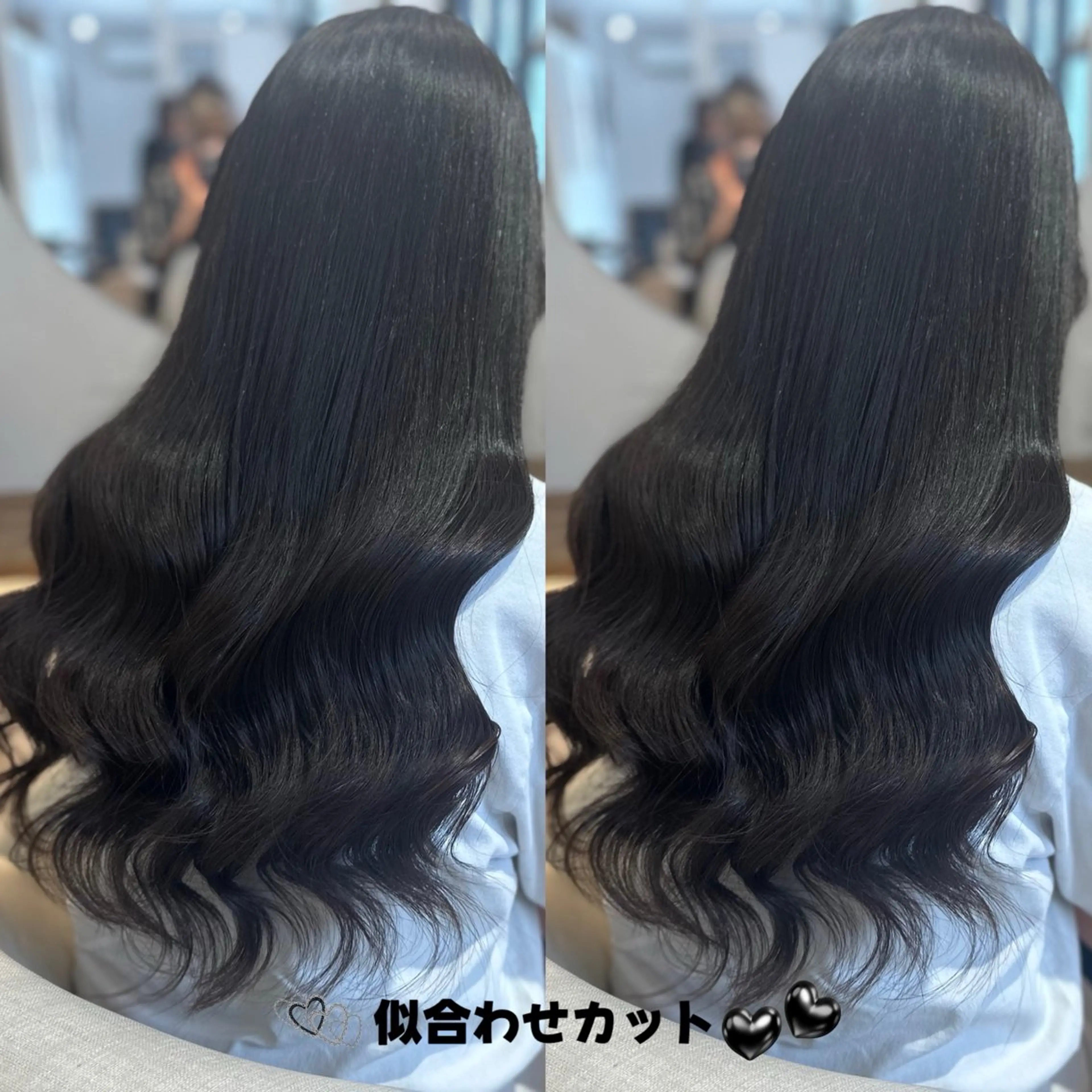 『🌺ミニモ限定🌺』🌷透明感ダブルカラー➕似合わせカット➕保湿トリートメント✨(韓国ヘア(髪質改善))の写真