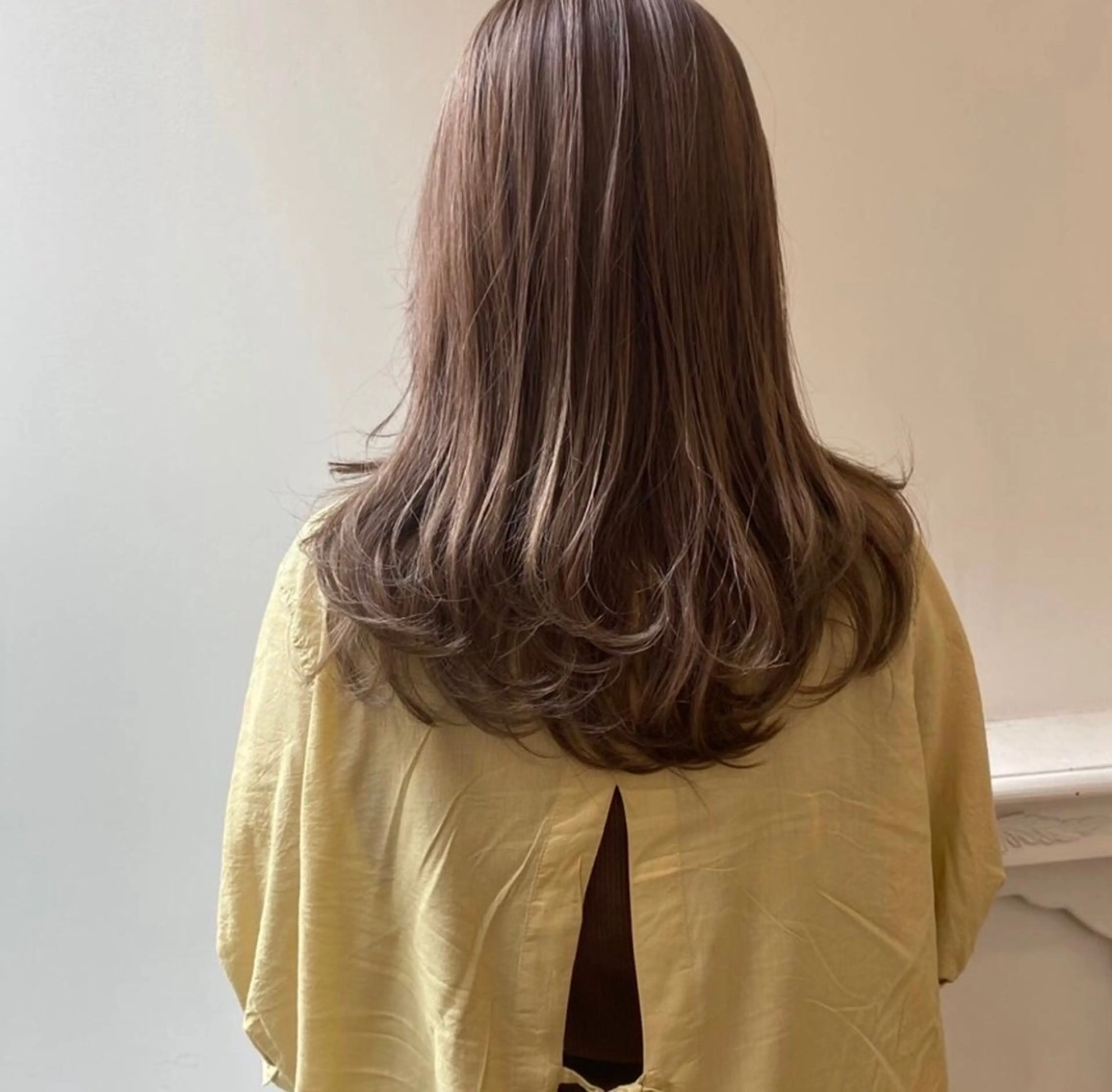 カラー ブリーチ 透明感カラー ラベンダーカラー ブリーチなしカラー 鈴木 かおりのヘアスタイル