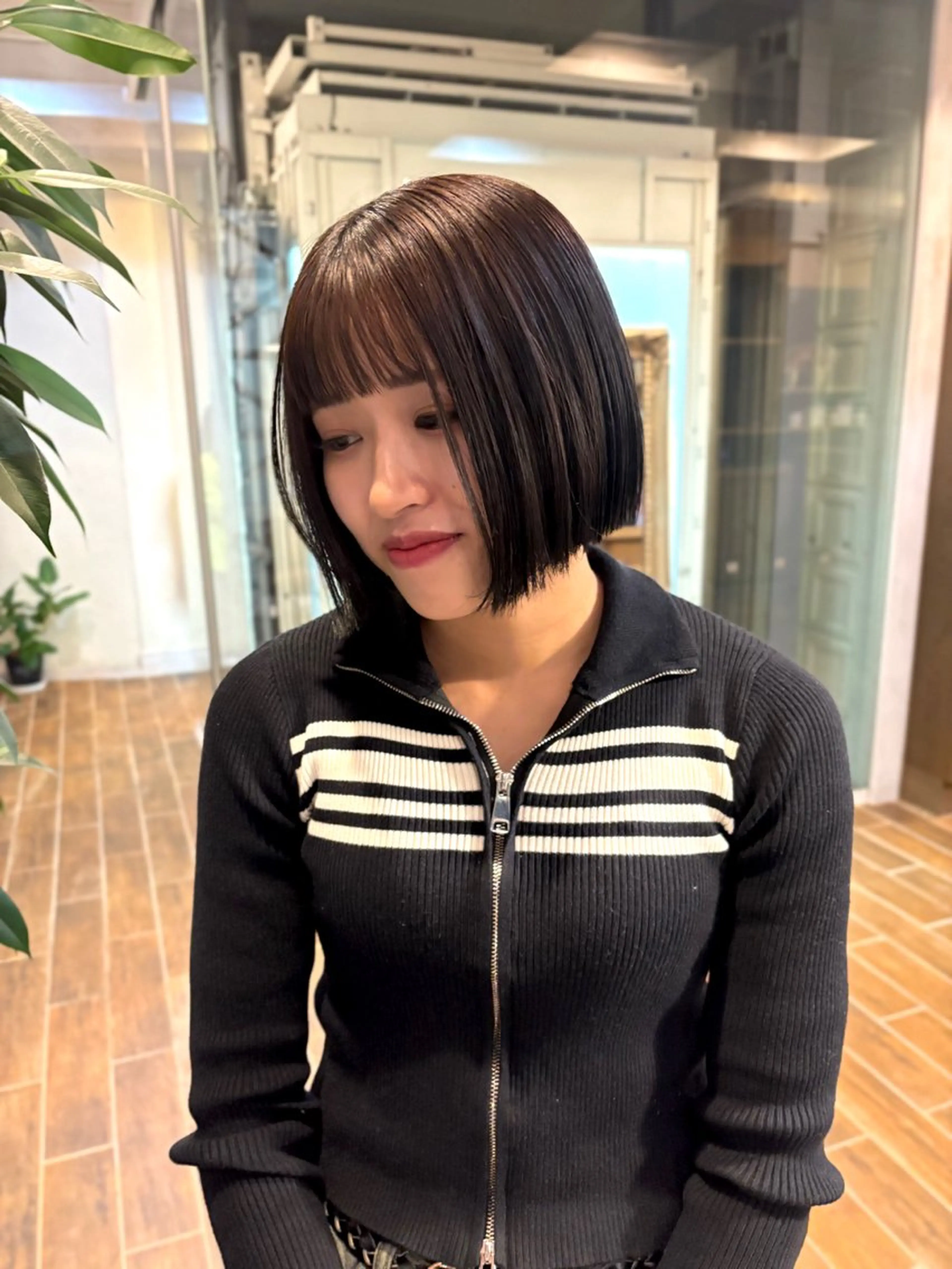 ミディアム ハイトーン/デザイン カラー/るいのヘアスタイル