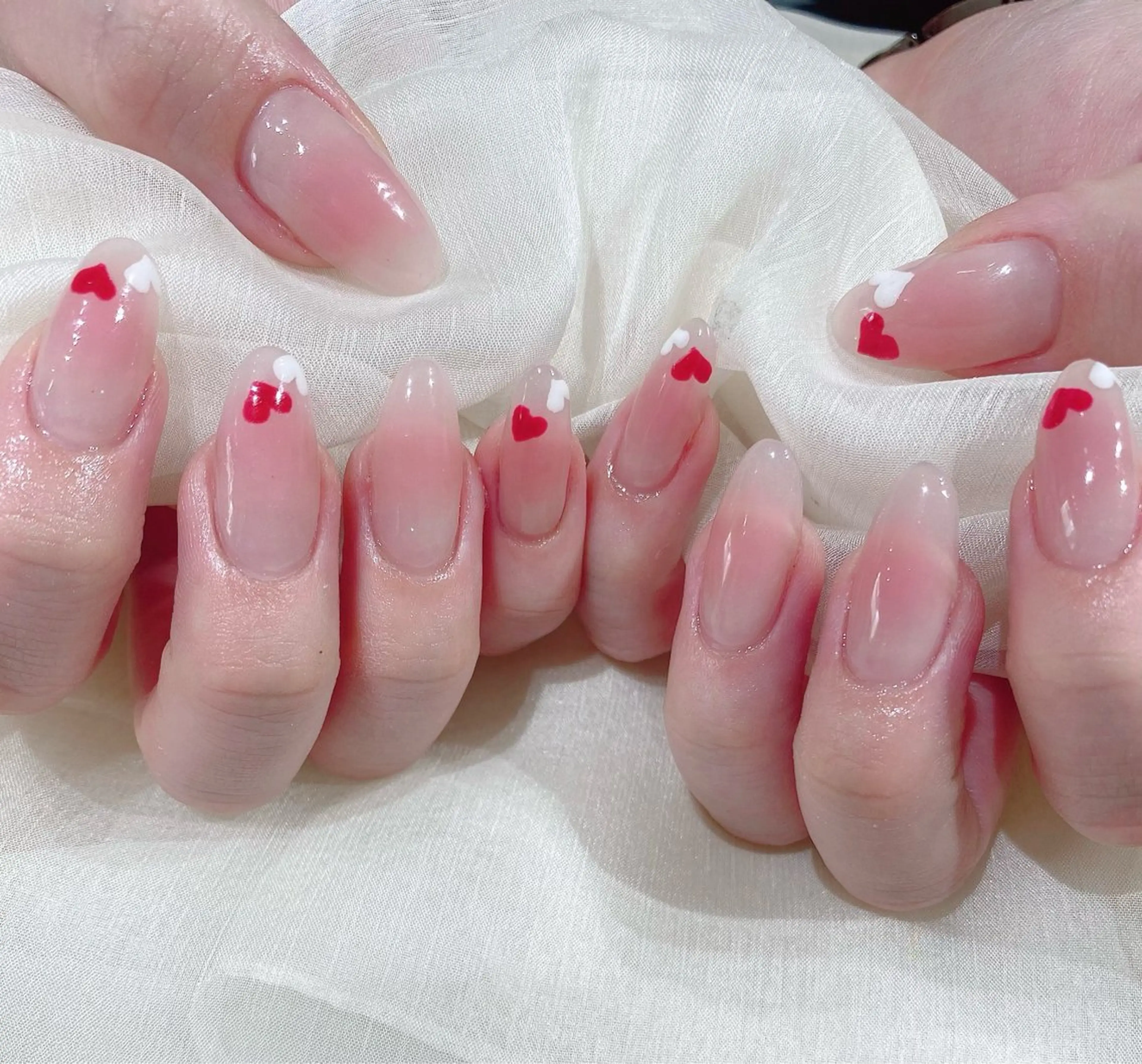 セミロング ハンドネイル JNA認定講師🌸 RIEのネイルデザイン