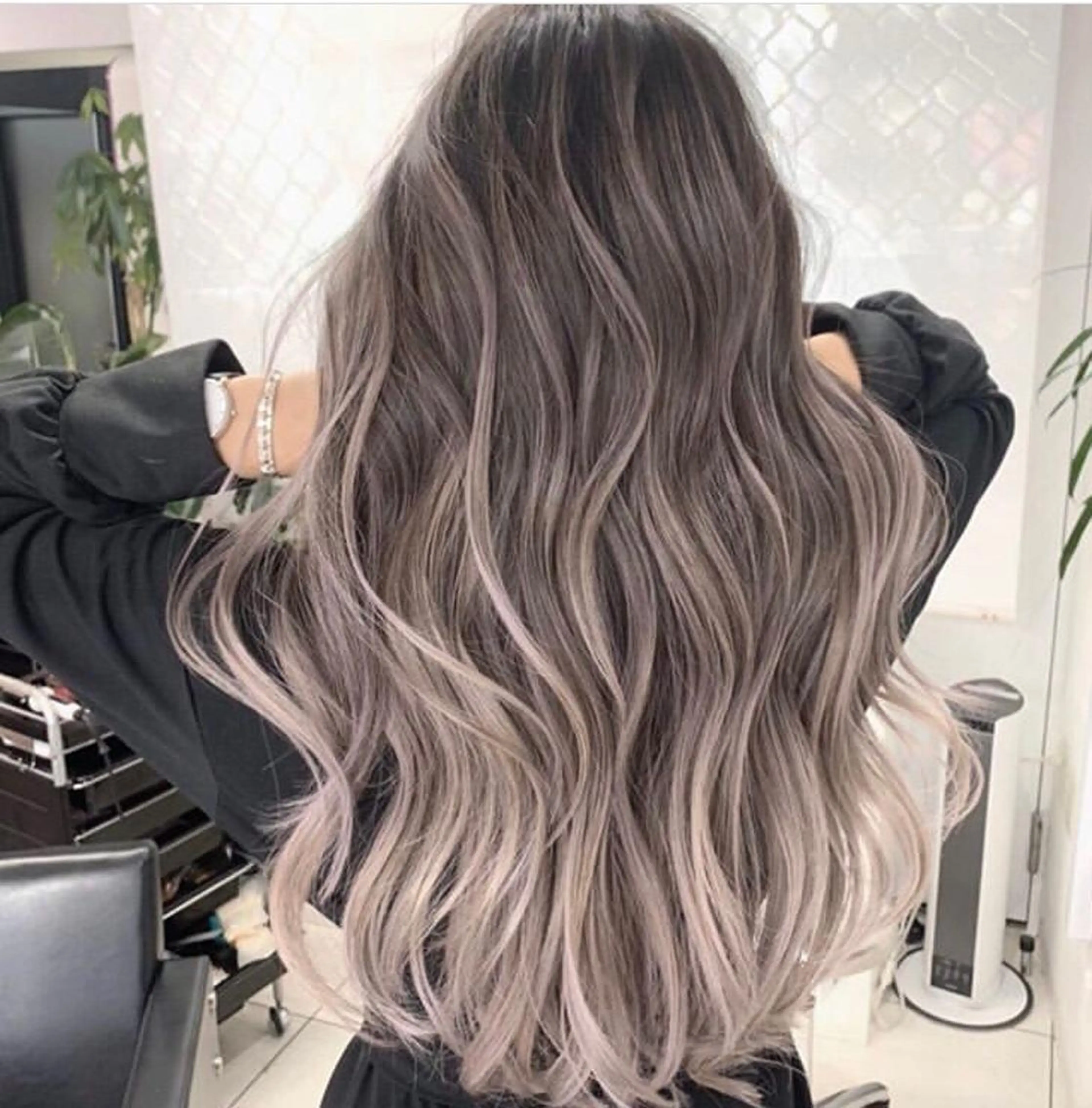 🟥【最安値‼️胸下以上の長さ】最高級シールエクステ80本+エクステカット🌈 【色豊富ヘアティンセルも⭕️】の写真