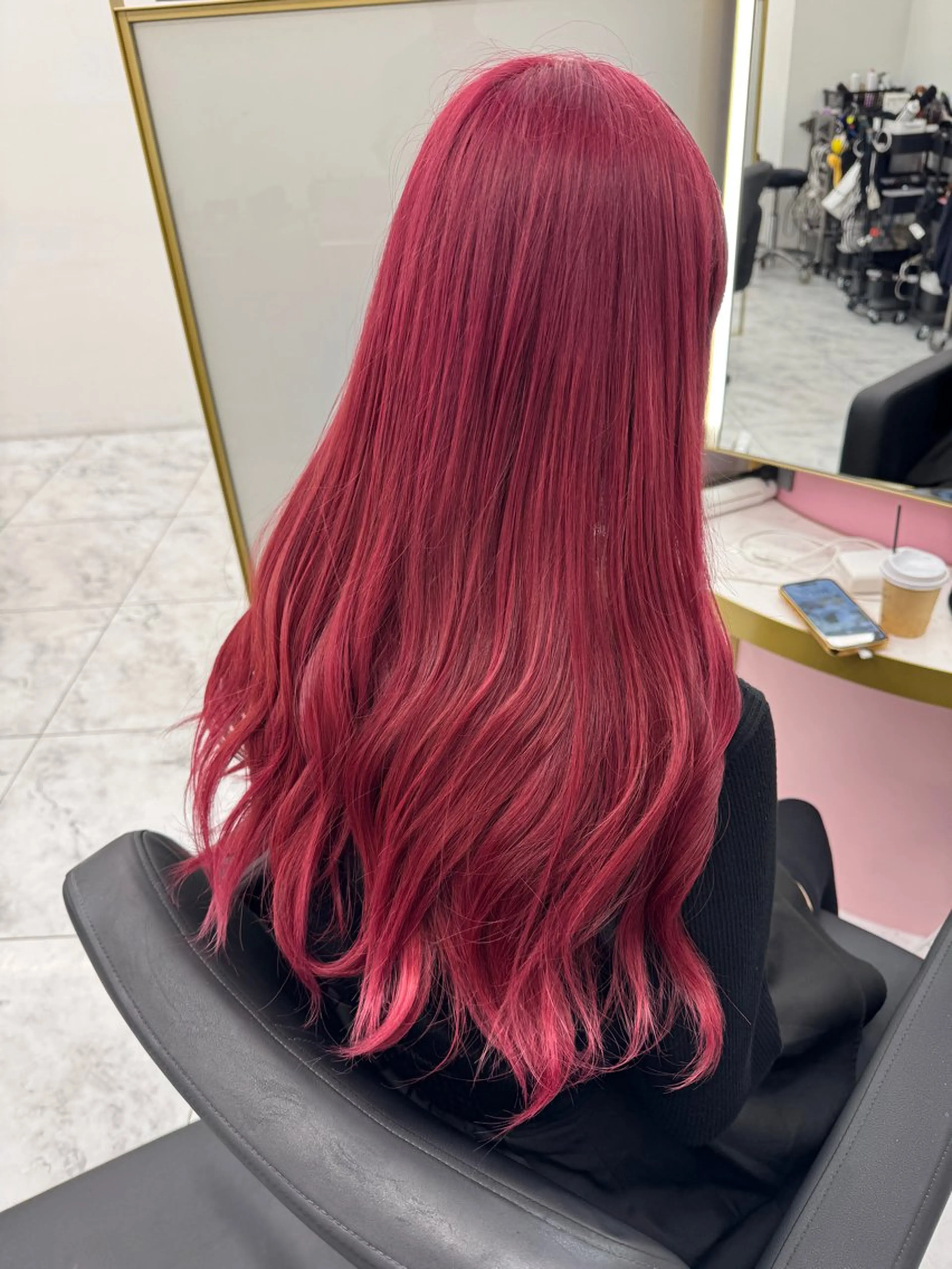 ロング ヘアカラー トリートメント 廣田 悠太のヘアスタイル