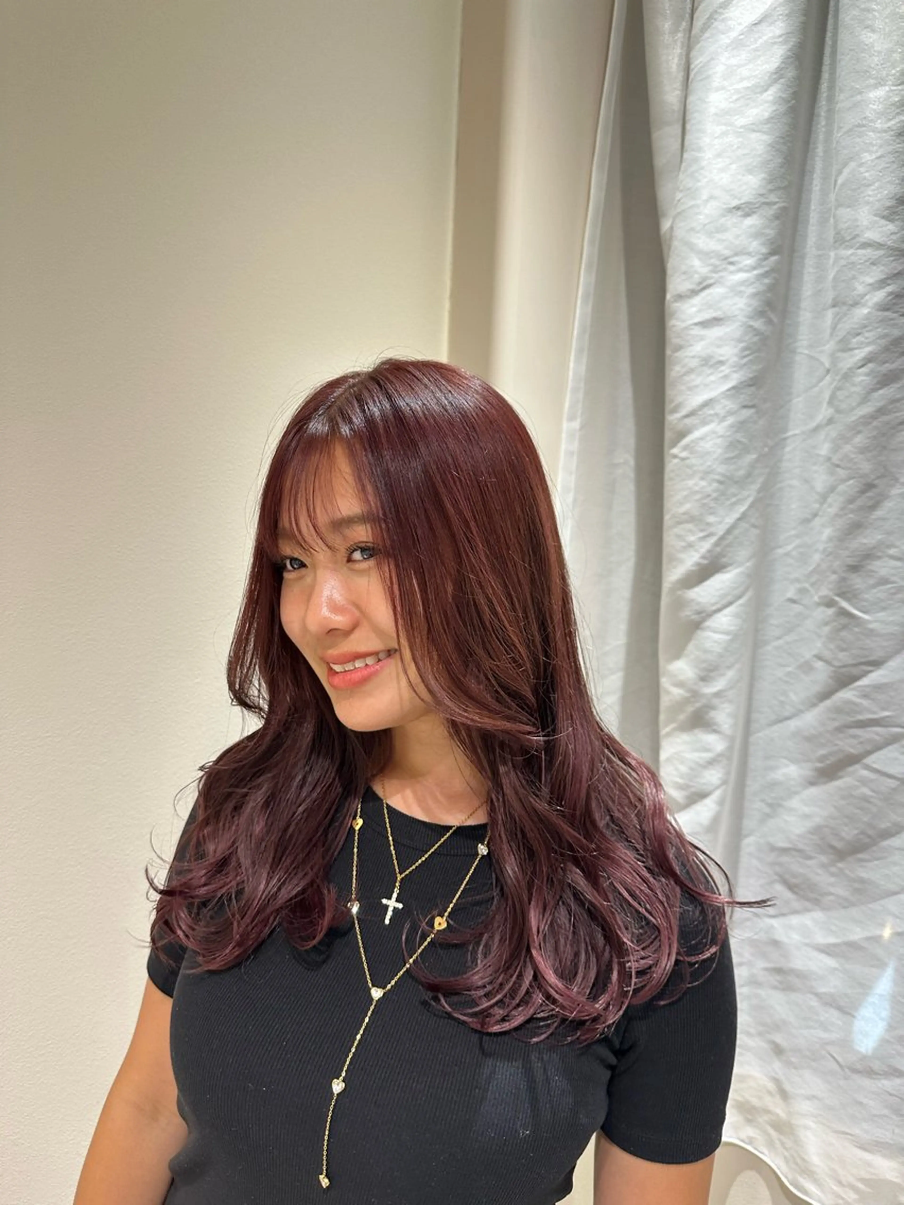 カラー ラベンダーカラー 中野 はるるのヘアスタイル
