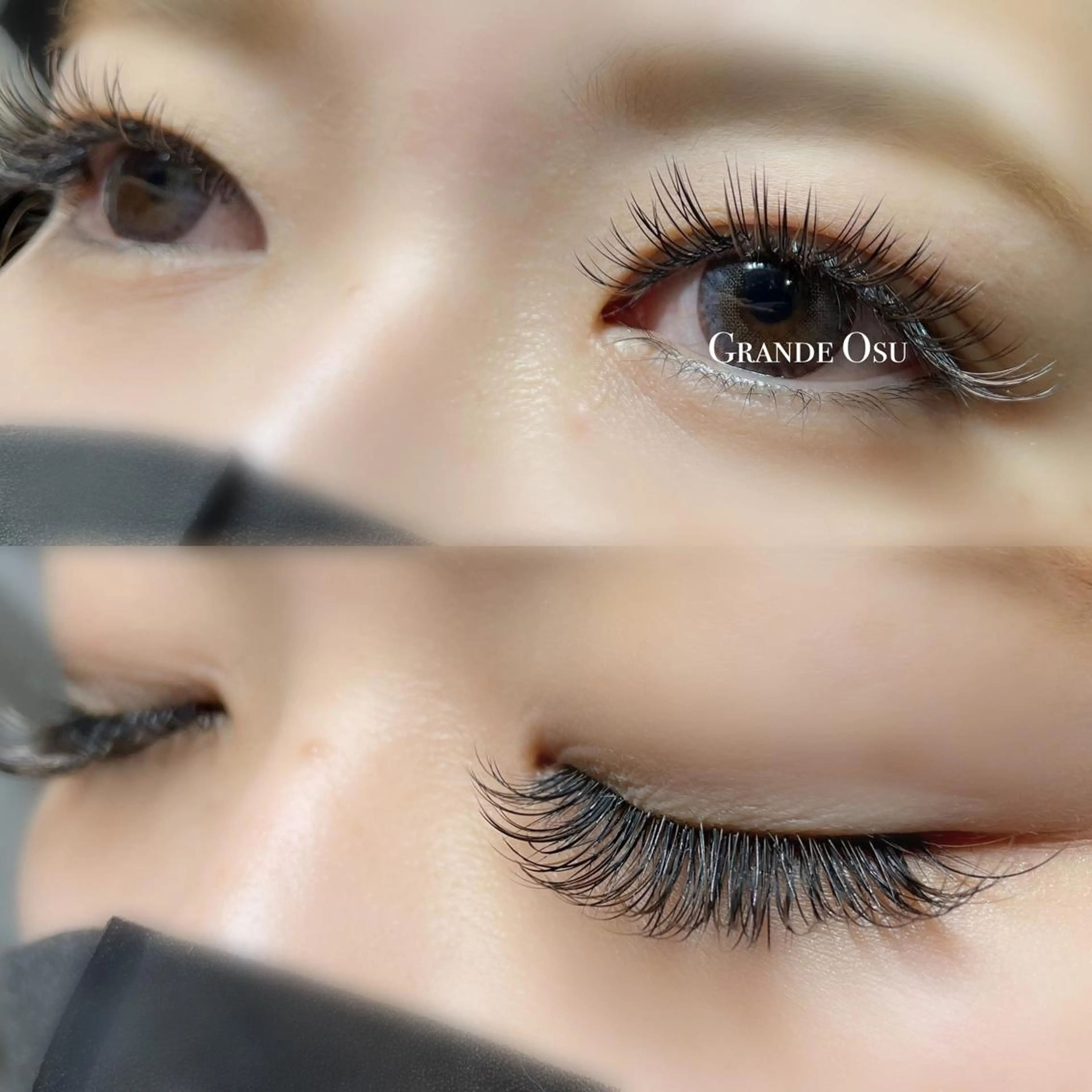 マツエク・マツパ バインドロック Cカール カラーマツエク マツエク GRANDE OSU 藤原/eye店長のマツエク・マツパデザイン