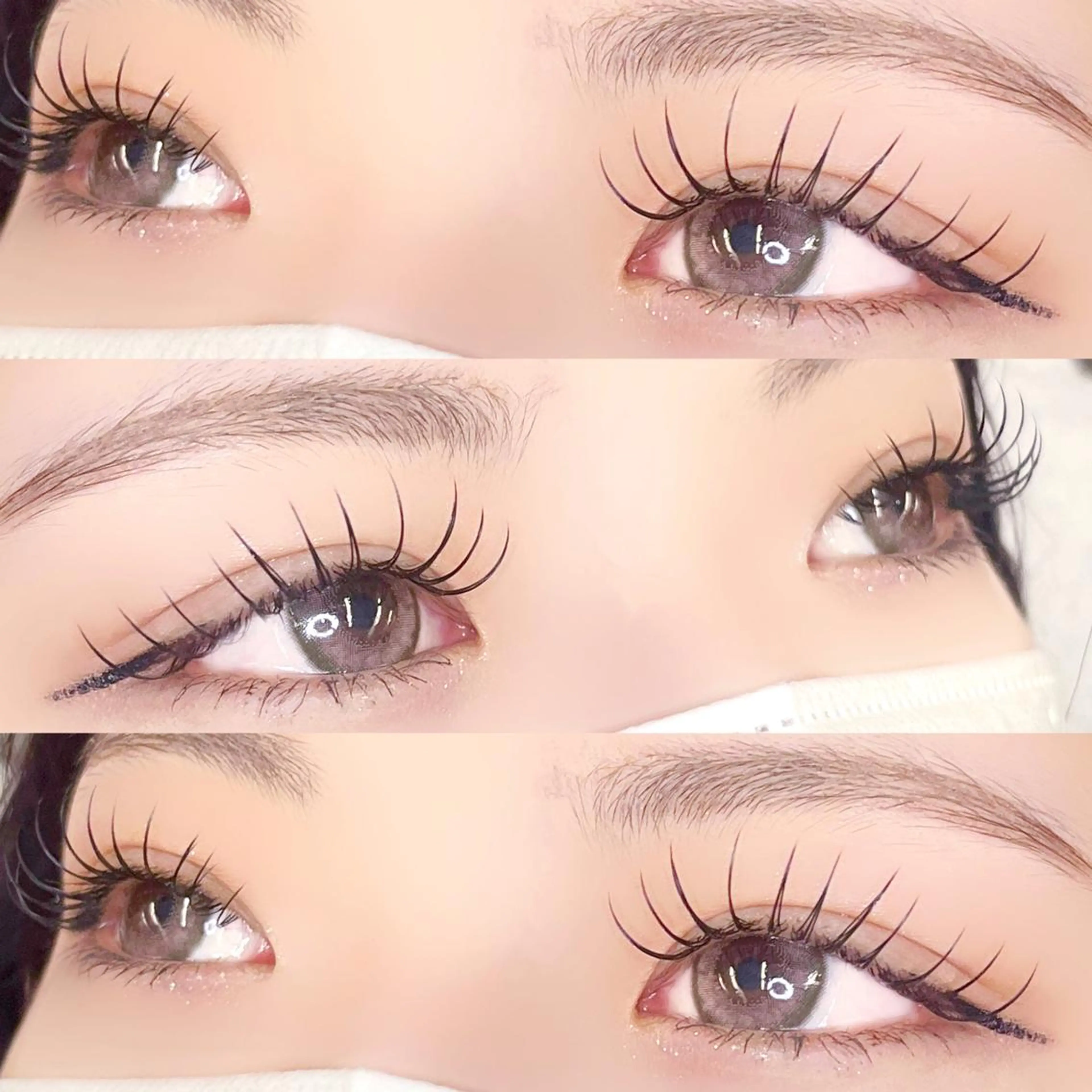 マツエク・マツパ フラットラッシュ マツエク ゆいな 💖のマツエク・マツパデザイン