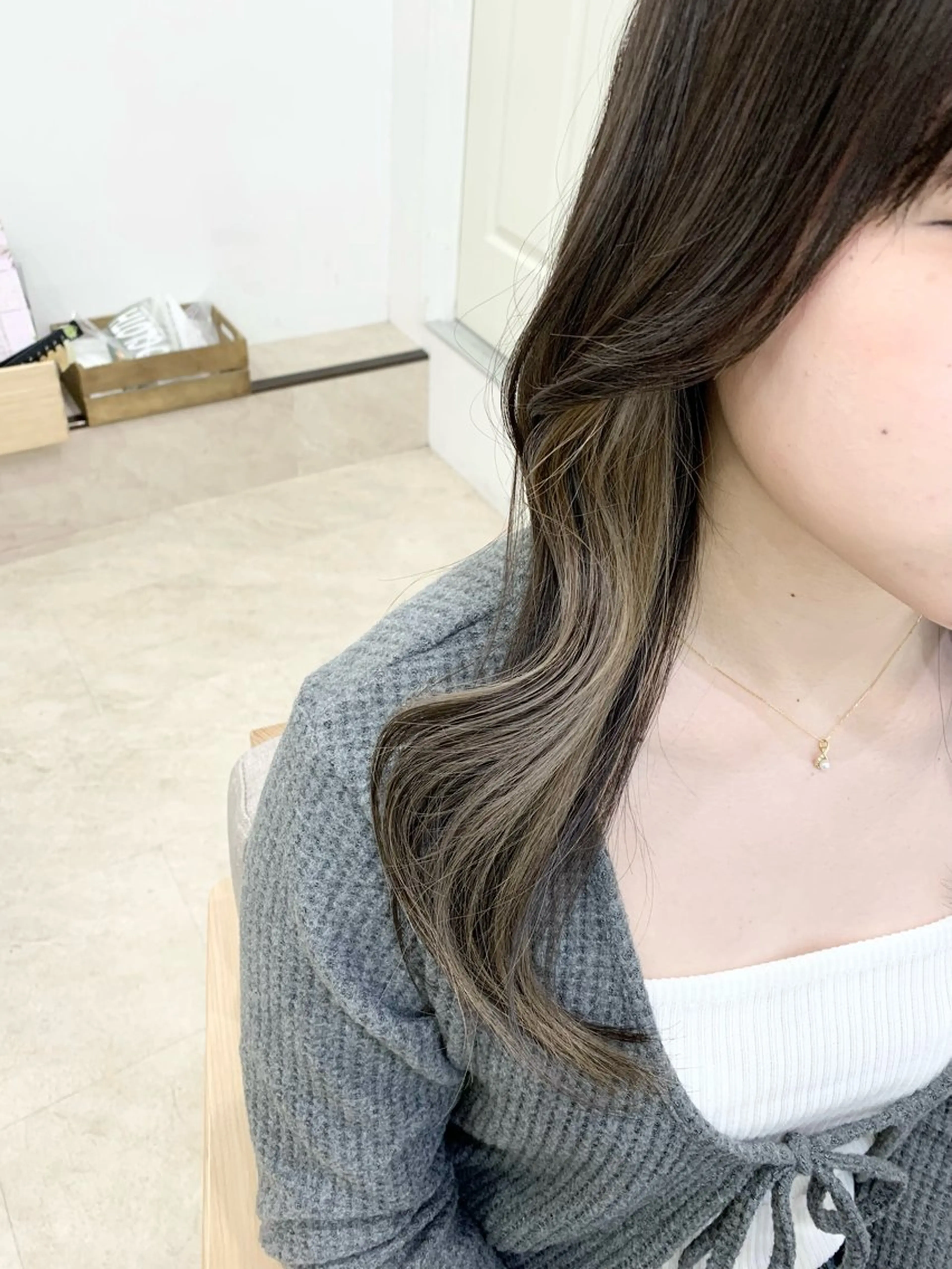 ちょっと雰囲気変えたい方🤎イヤリングカラー 、インナーカラー(ブリーチ込)の写真