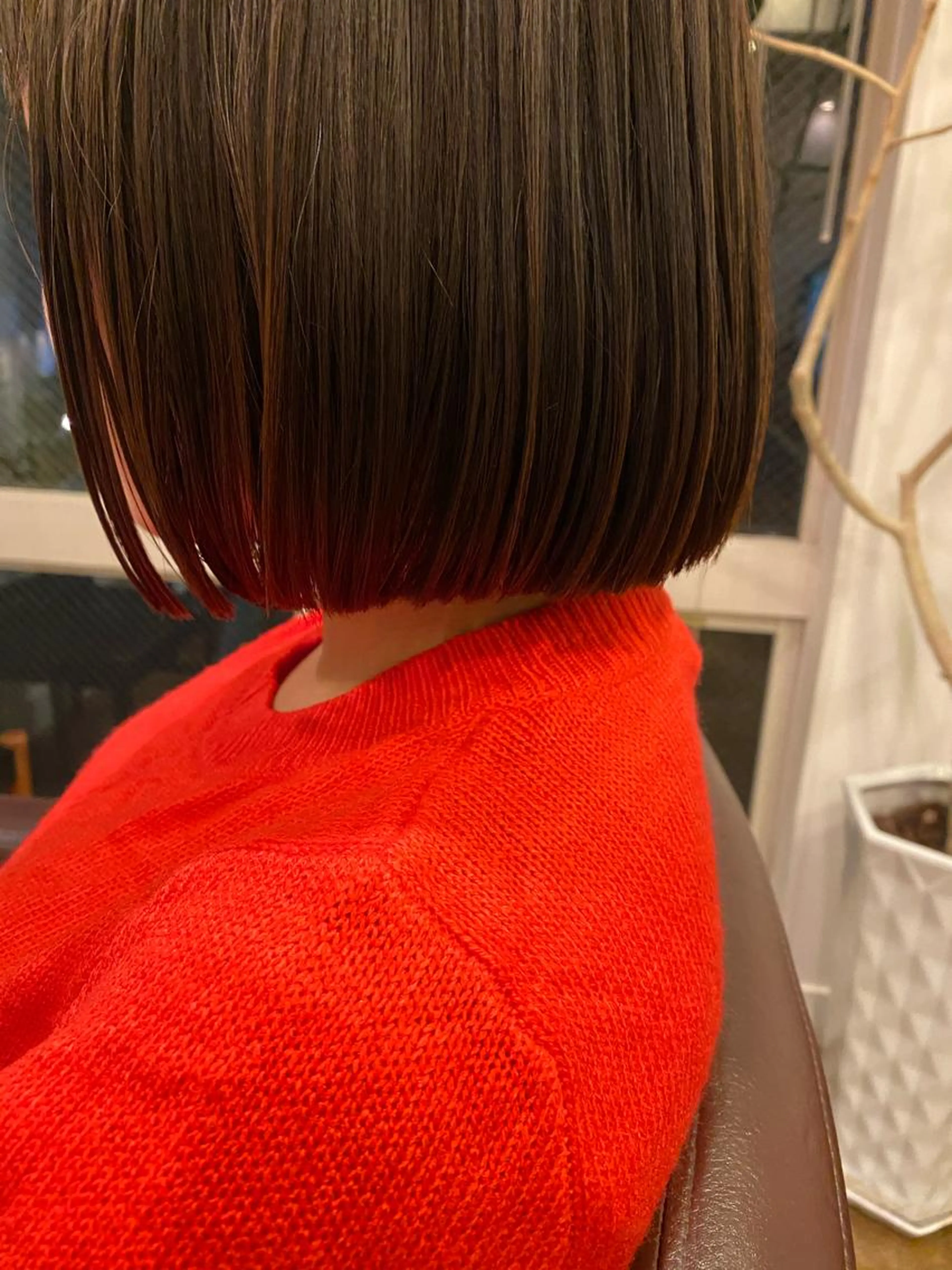 縮毛矯正の写真