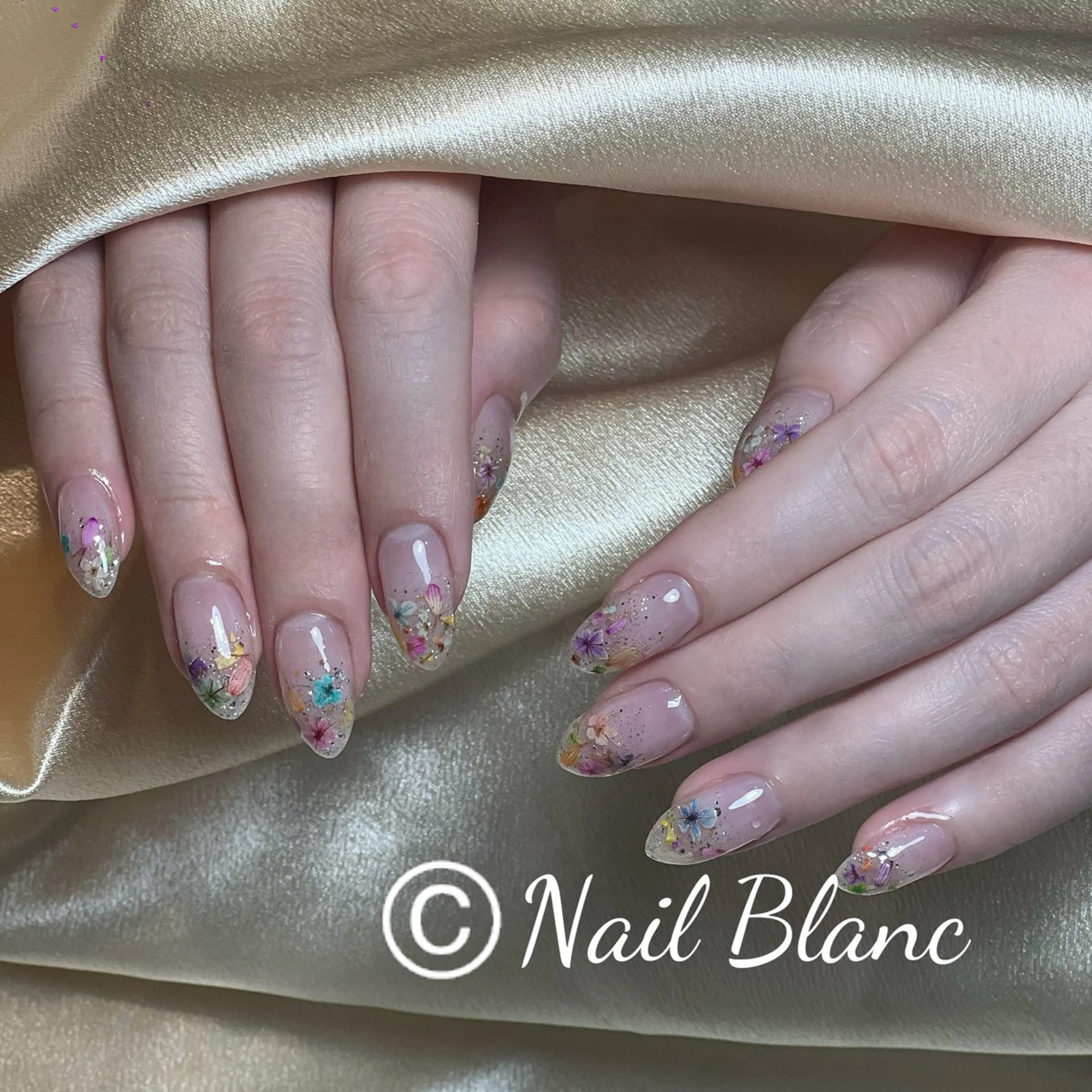 ネイル シンプルネイル 春ネイル ハンドネイル Kurehashi Yui🧸のネイルデザイン