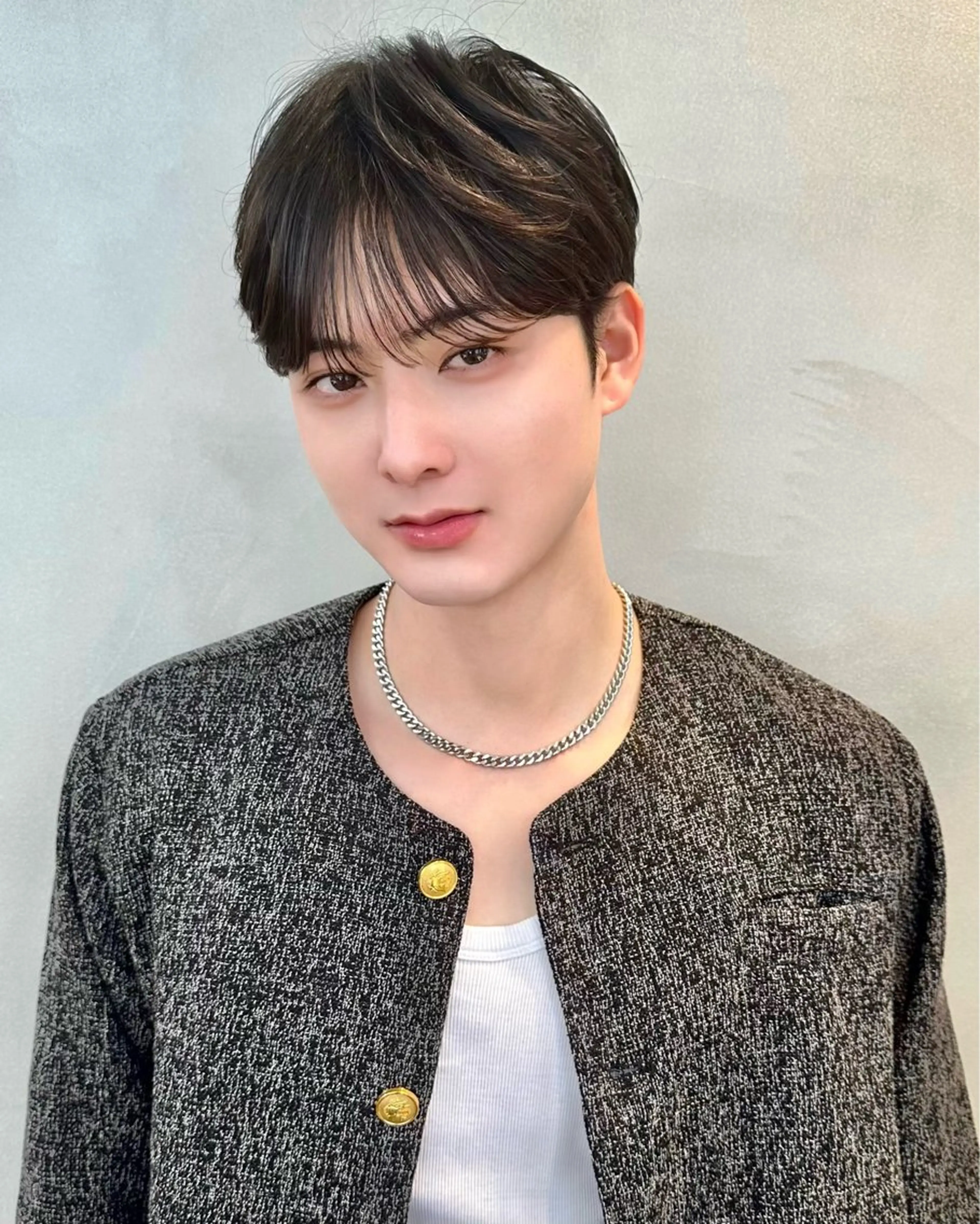 メンズ カット パーマ トリートメント ブリーチなしW🎀 髪質改善／はのんのヘアスタイル