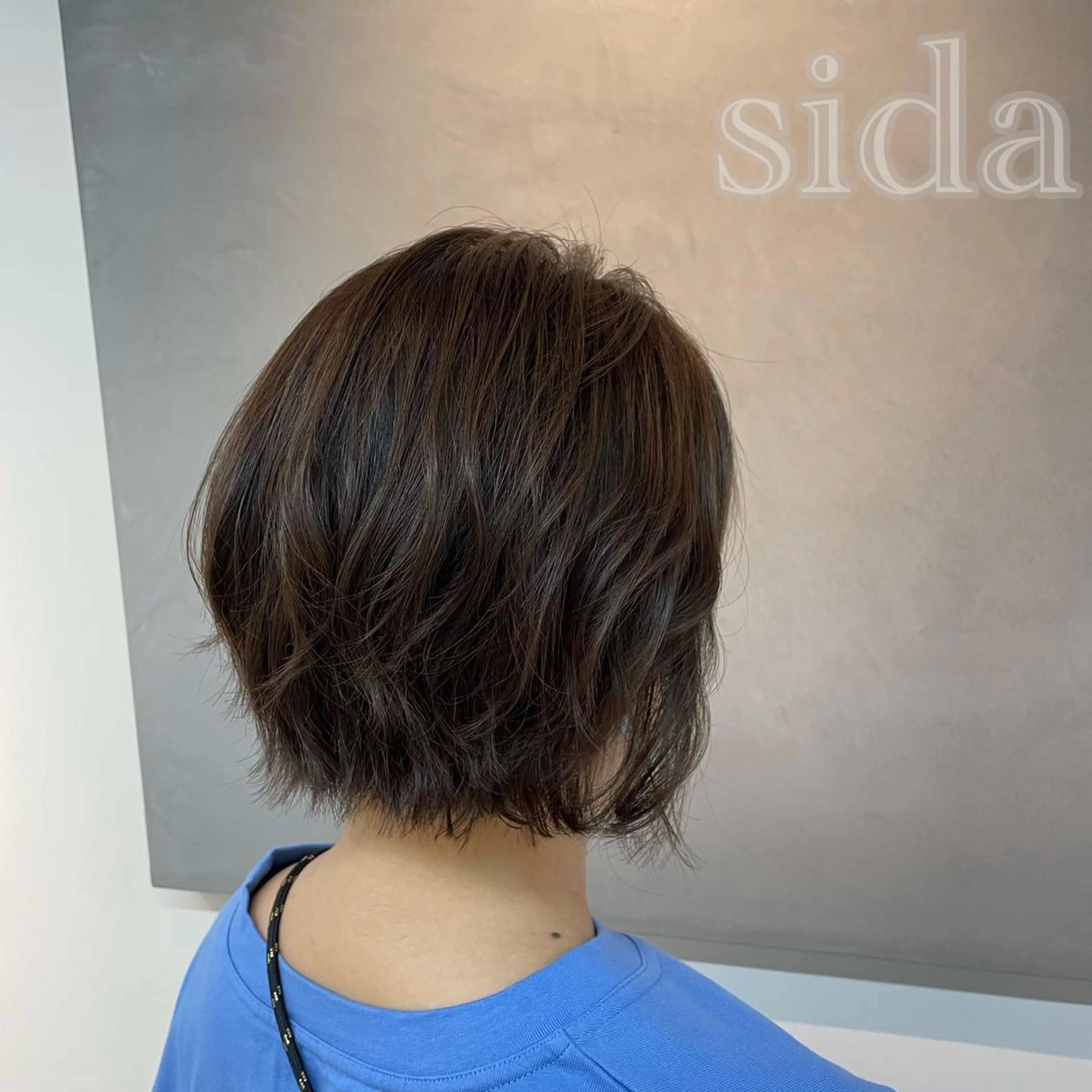 ショート カラー パーマ カット ヘアカラー sida西院店/ 西村真夜のヘアスタイル