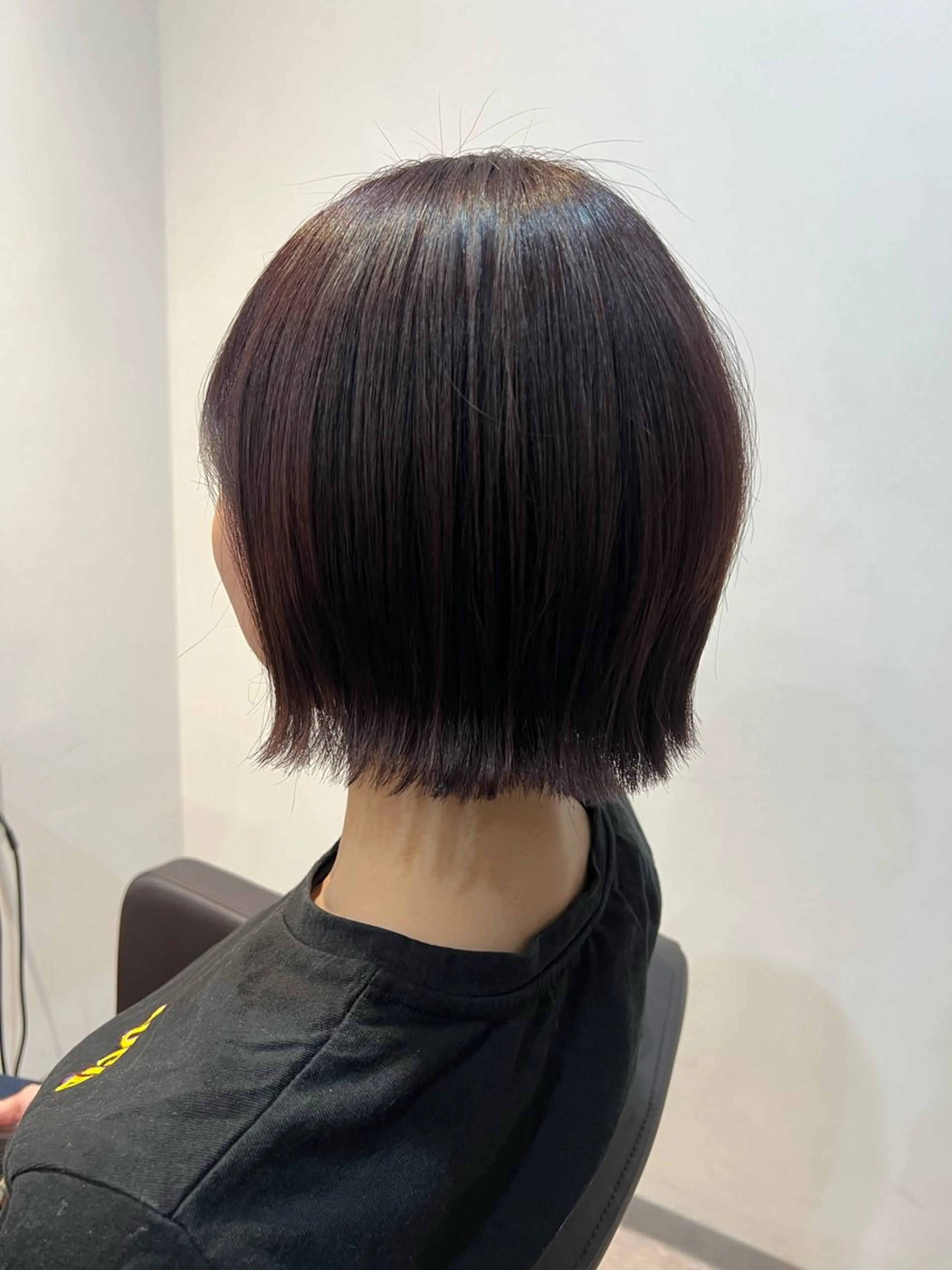 ショート カラー 木村ゆうと🫧 レイヤー＆艶カラーのヘアスタイル