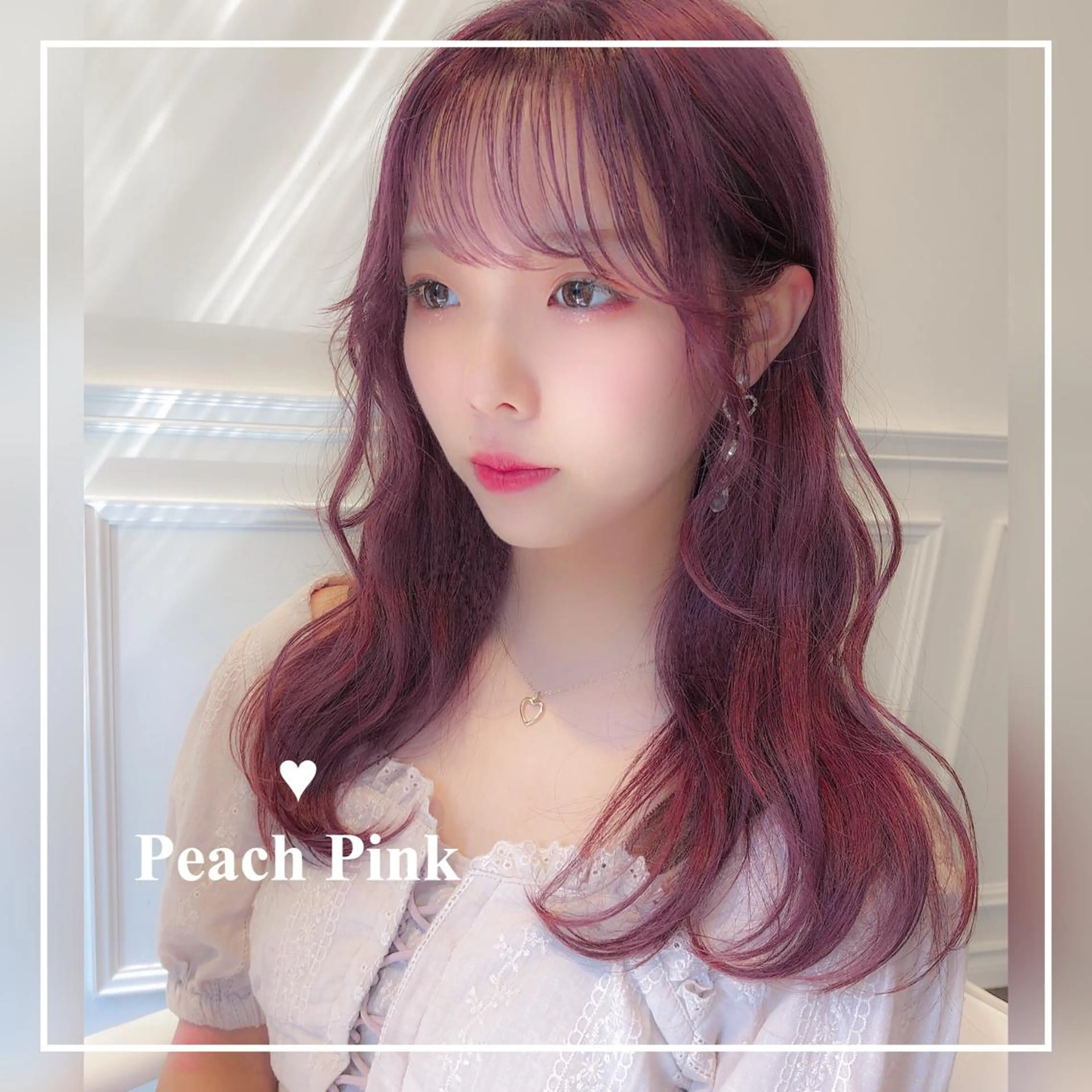 ロング カラー ブリーチ カット ヘアカラー LOTTA CUCCI所属・miyu /トレンド カラー×艶髪のヘアスタイル