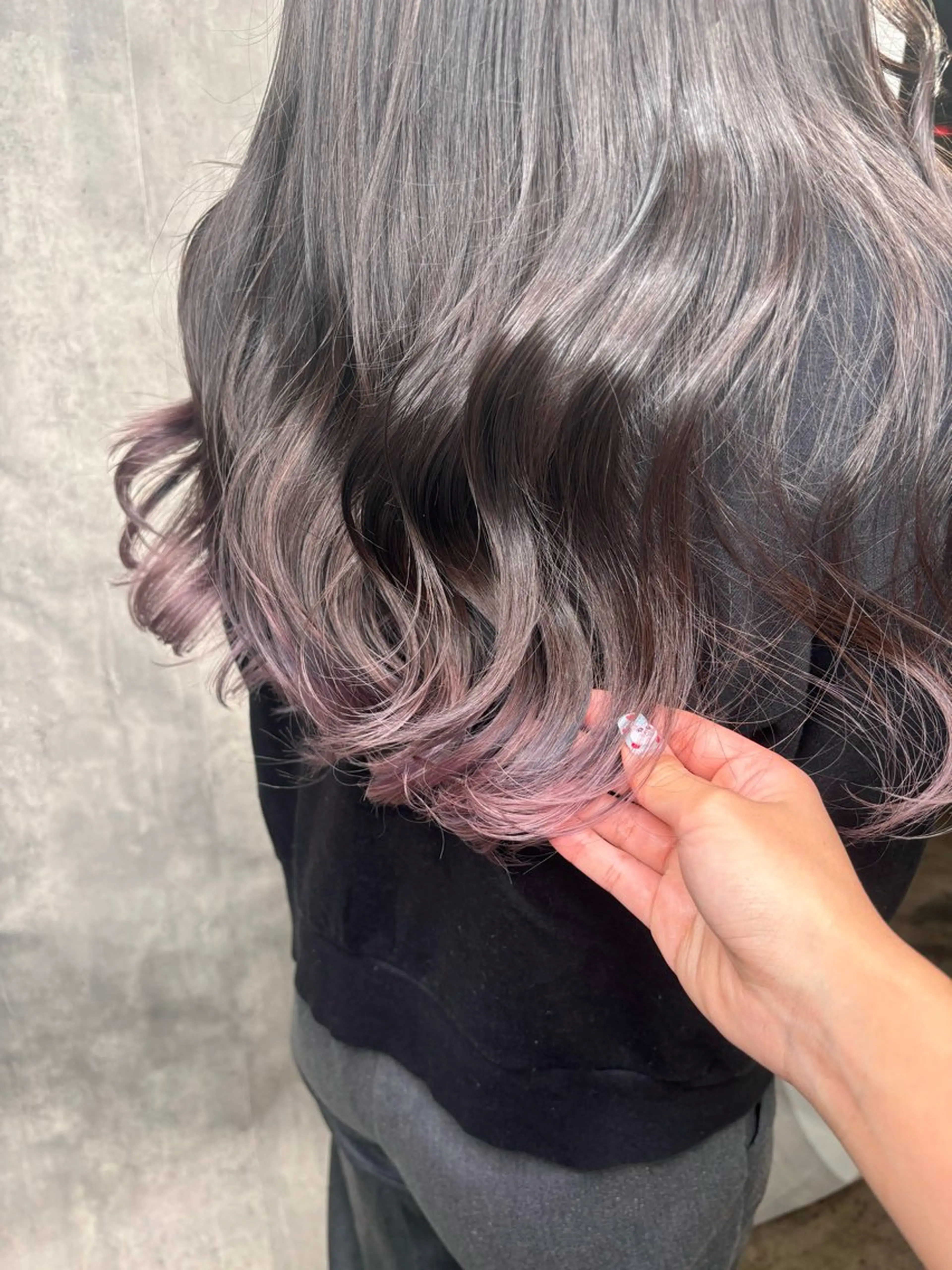 カラー 💫miyu💫デザ インカラー/アレンジのヘアスタイル