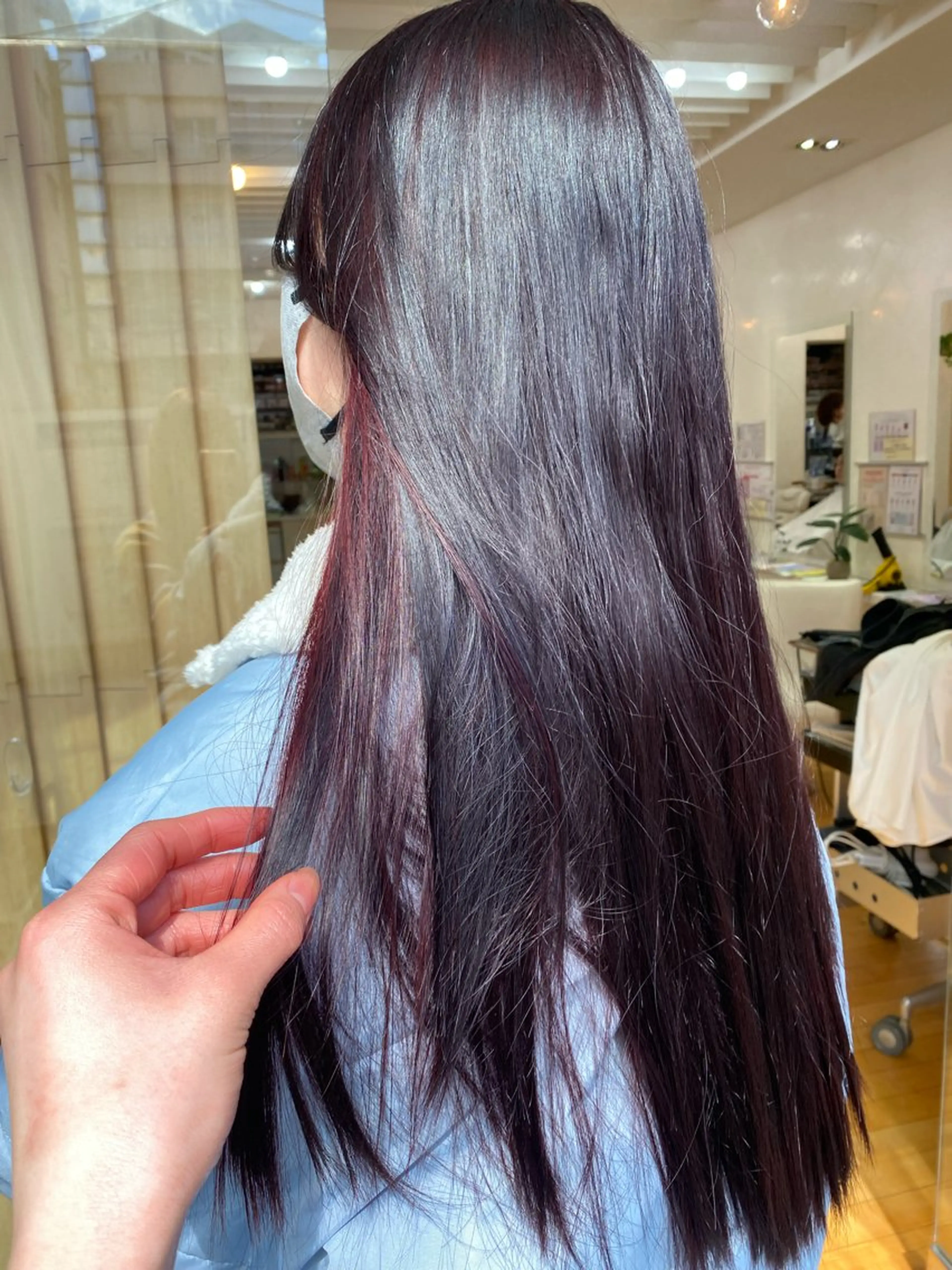 ロング カラー hair&make SHiN所属・カットモデル募集💫 愛利のマツエク・マツパデザイン