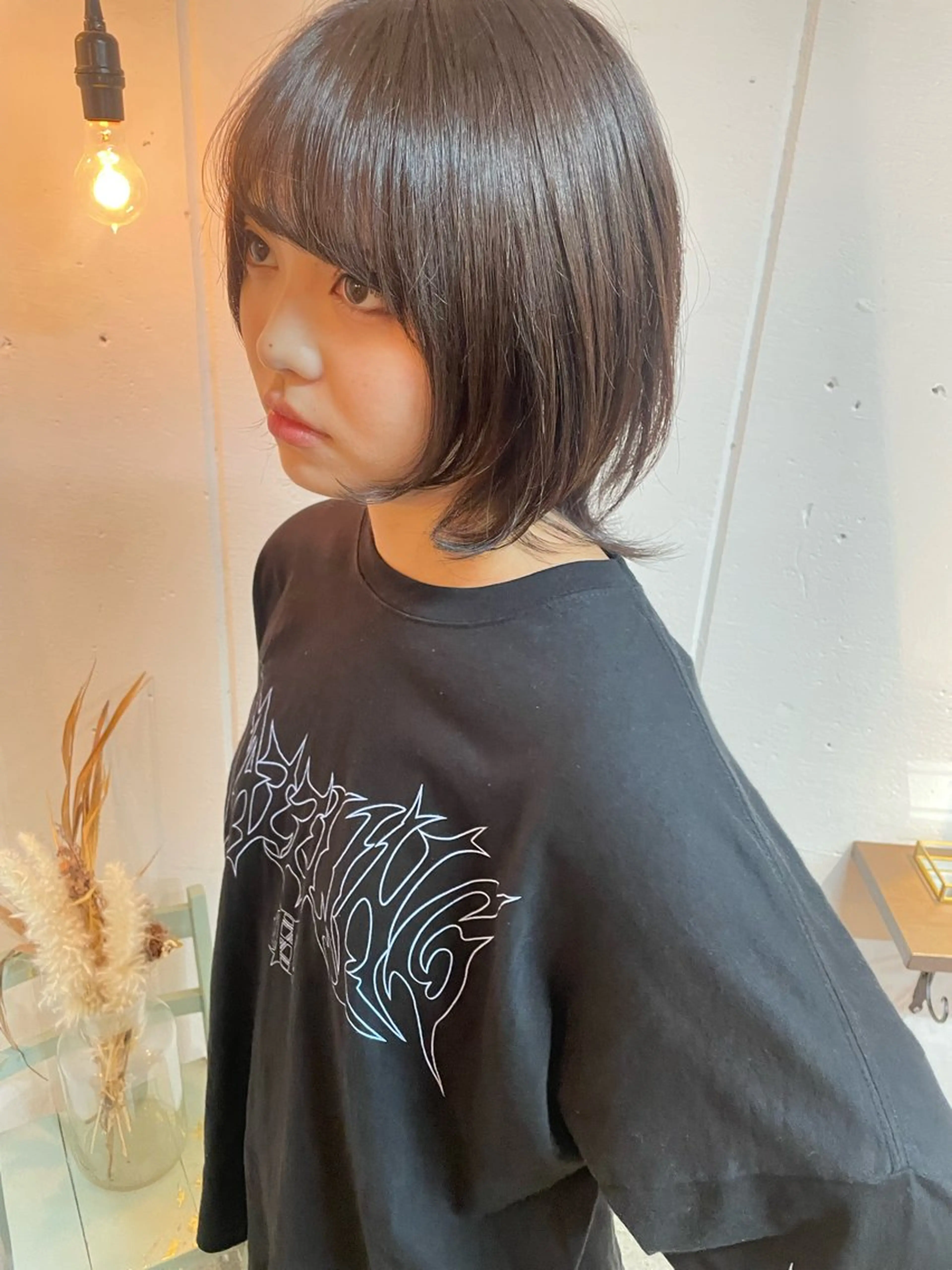 ショート ウルフカット 京都美容師 塩のヘアスタイル