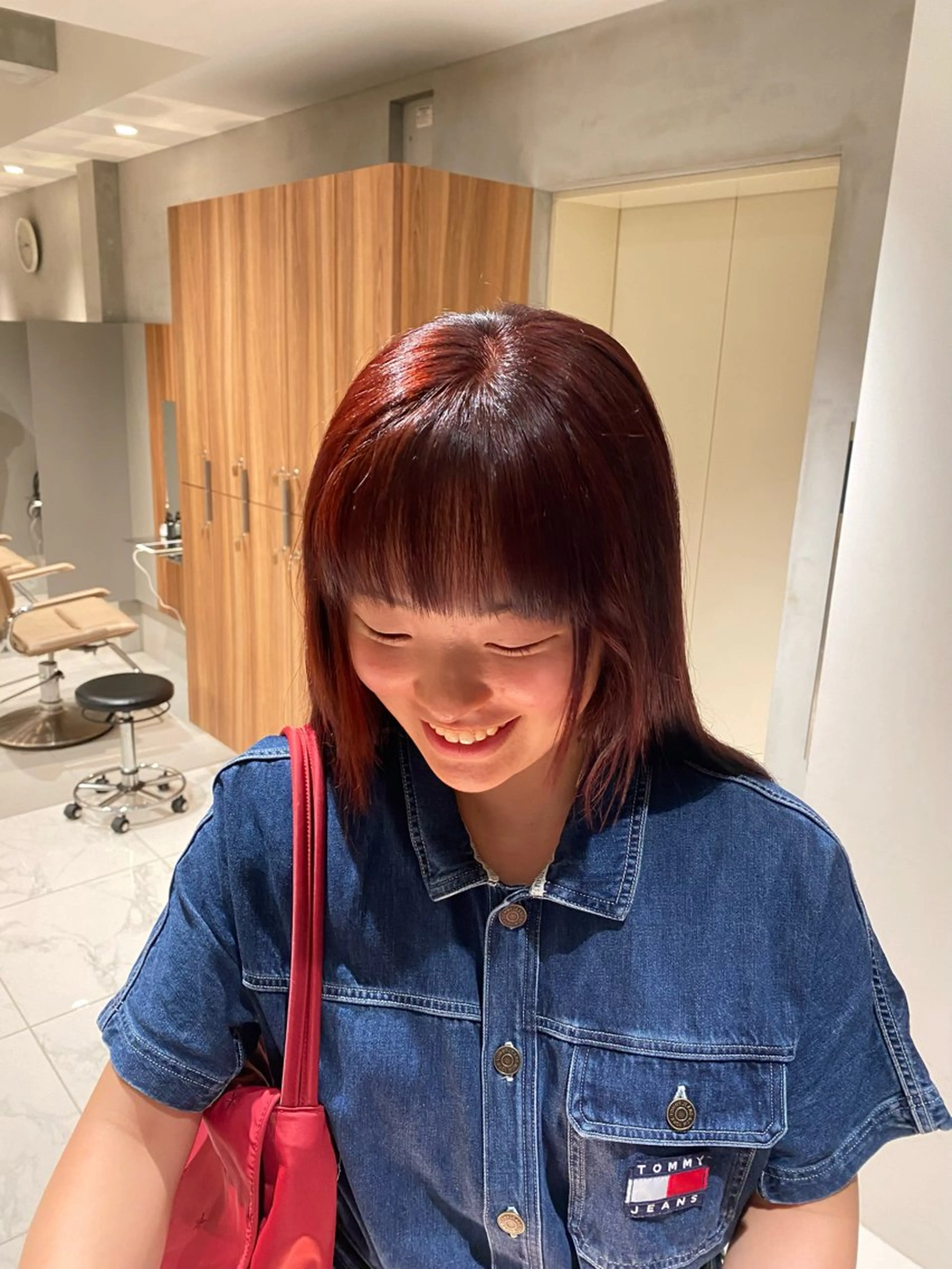 ロング カラー ヘアアレンジ まつ毛パーマ 🫧kaede🫧のマツエク・マツパデザイン