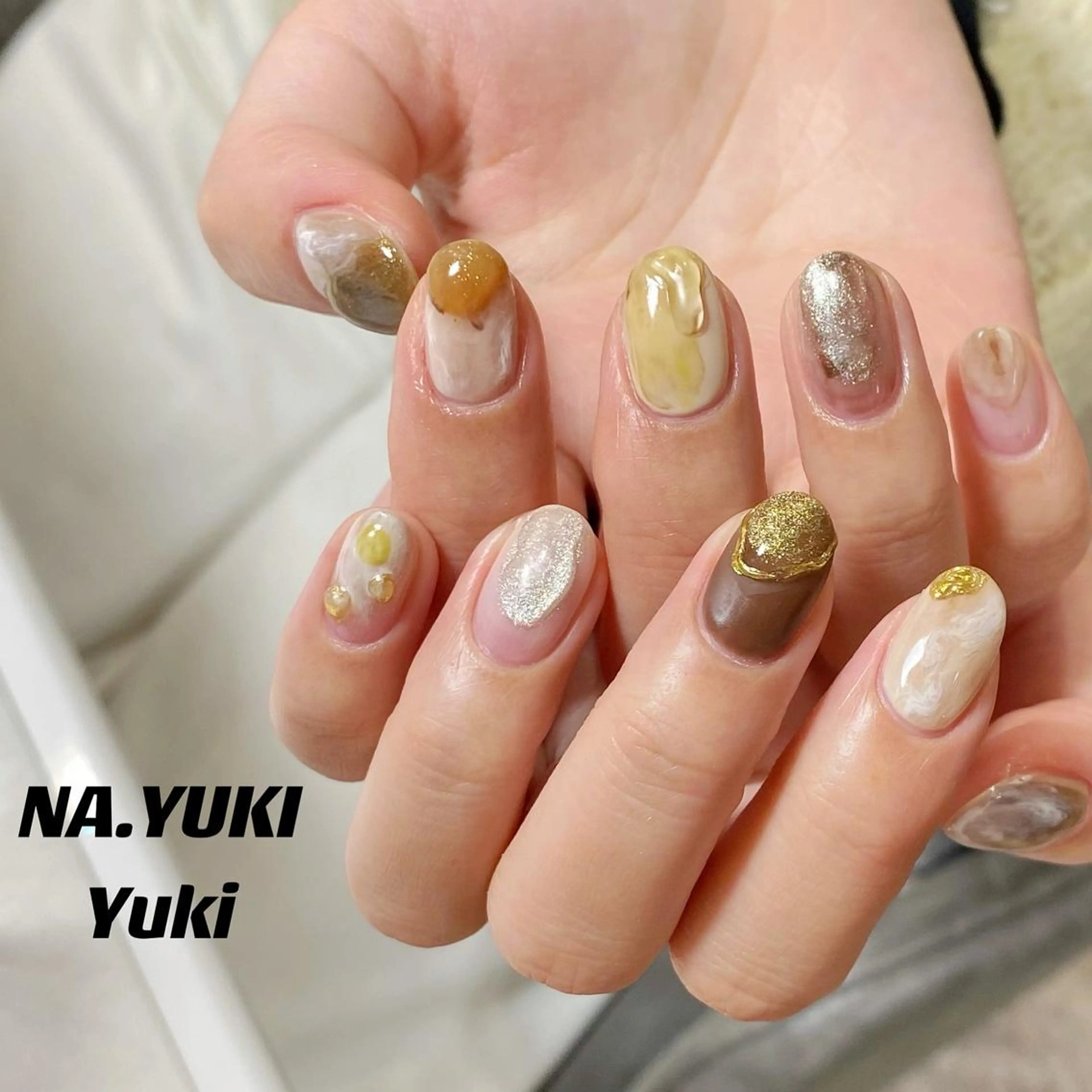 ネイル ハンドネイル ハンドケア ナユキNA.YUKI 池袋店のネイルデザイン