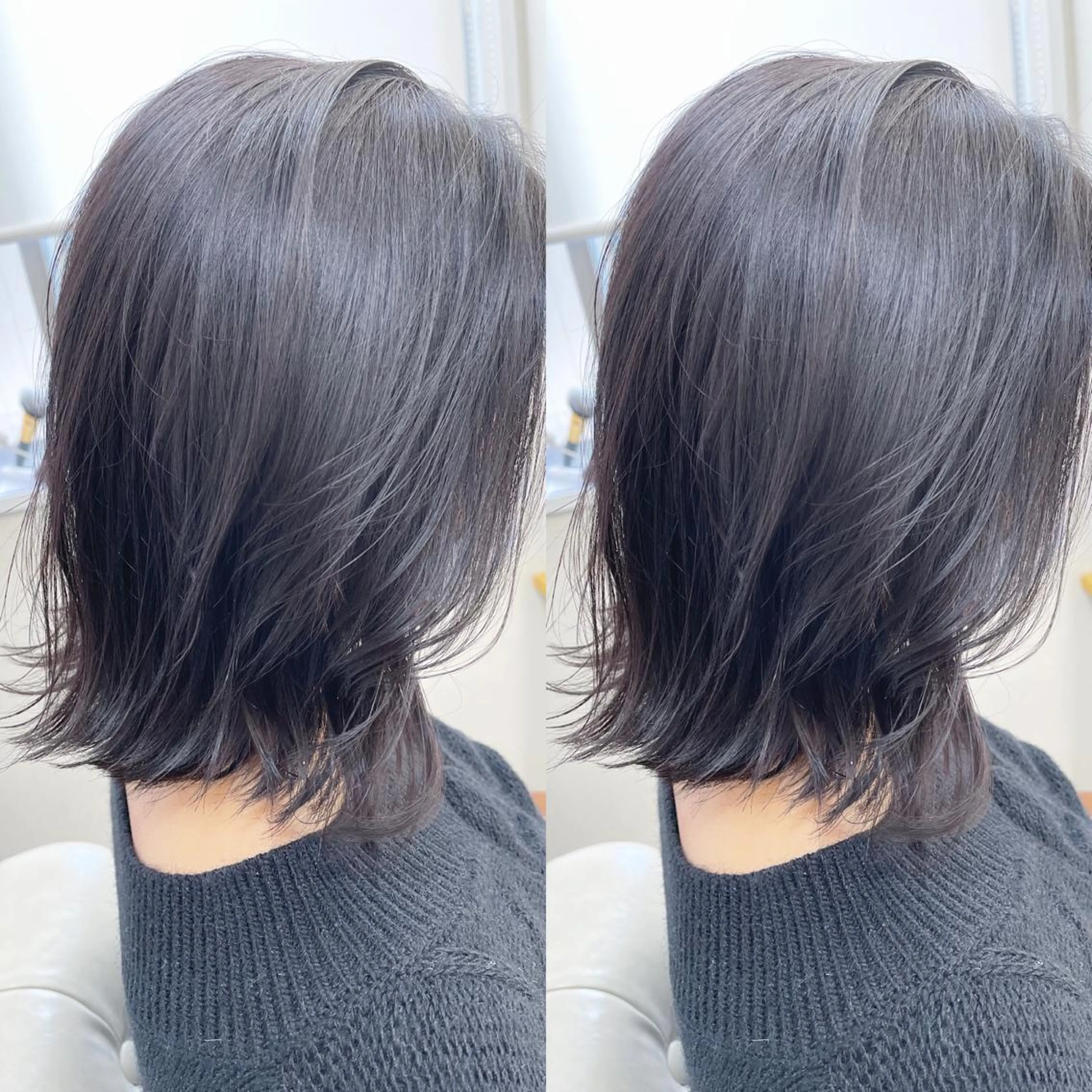 ショート ボブ 外ハネヘア カット ヘアカラー H所属・H (エイチ) 烏丸御池店のヘアスタイル