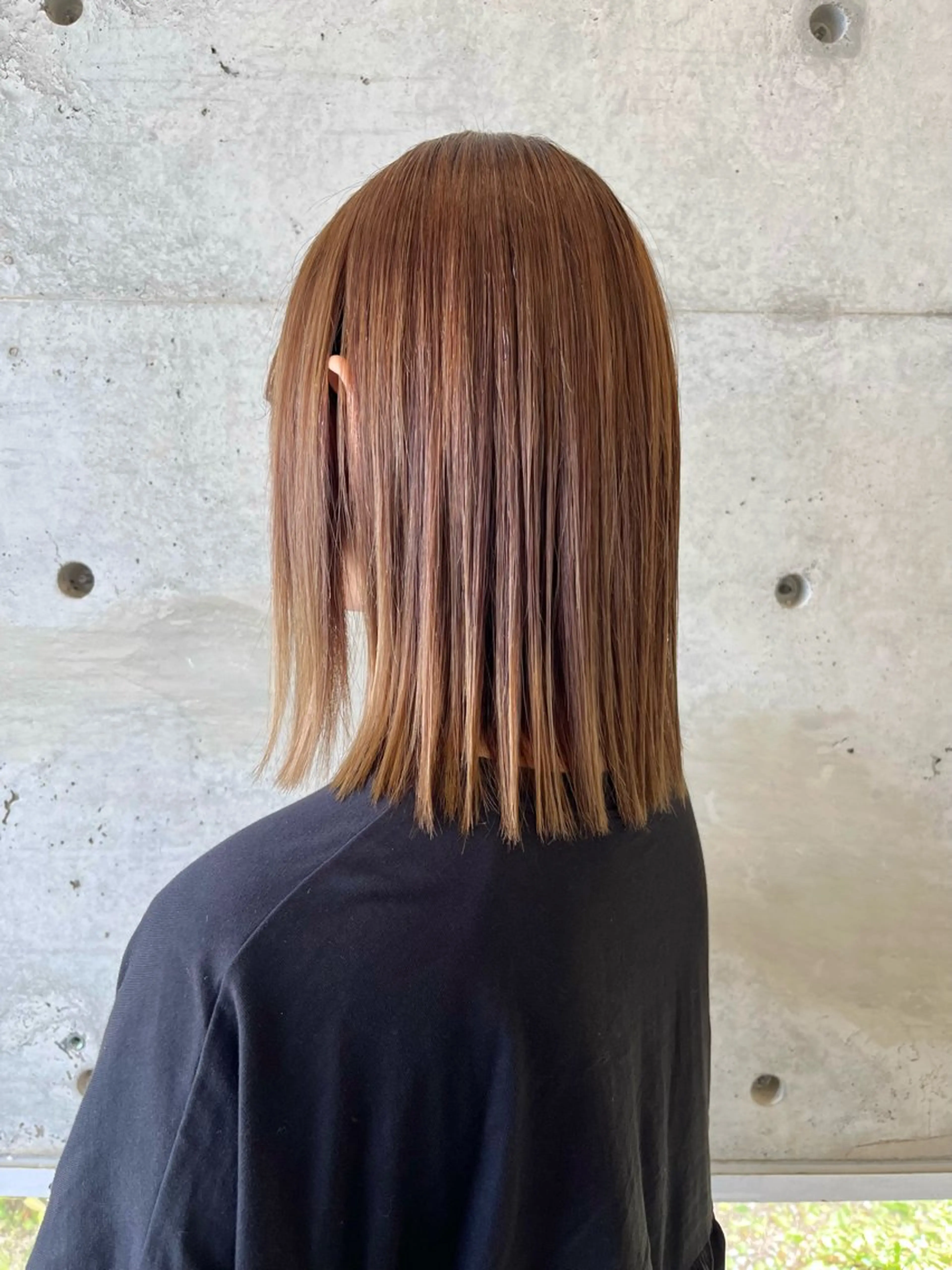 ミディアム カラー 髪質改善 カット 縮毛矯正 LOMARLIE / CHIKA🫧のヘアスタイル