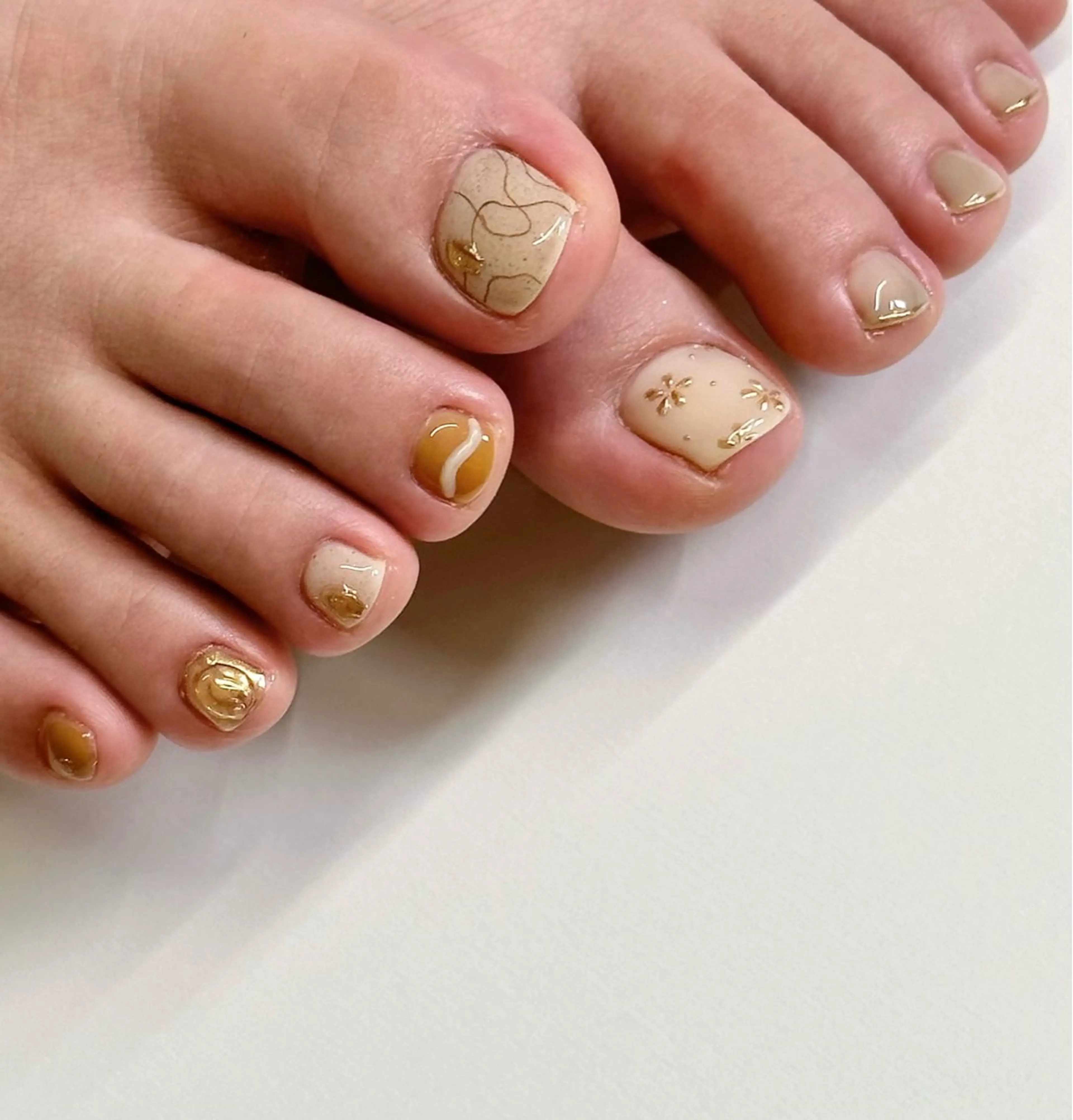 ネイル フットネイル reika .のネイルデザイン