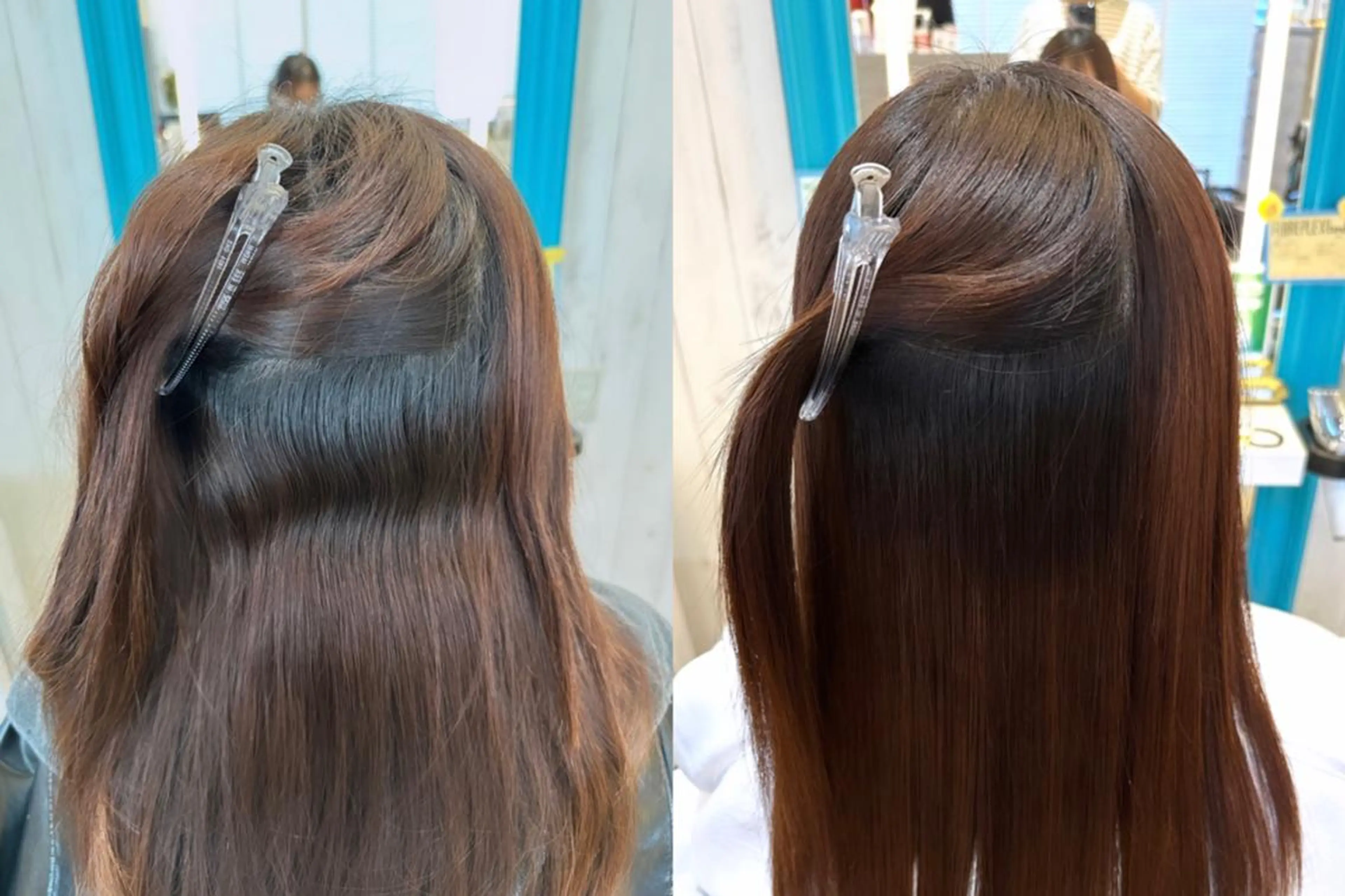 ロング カット 縮毛矯正 髪質改善　ブリーチ ｆｉｔｉ横須賀中央のヘアスタイル