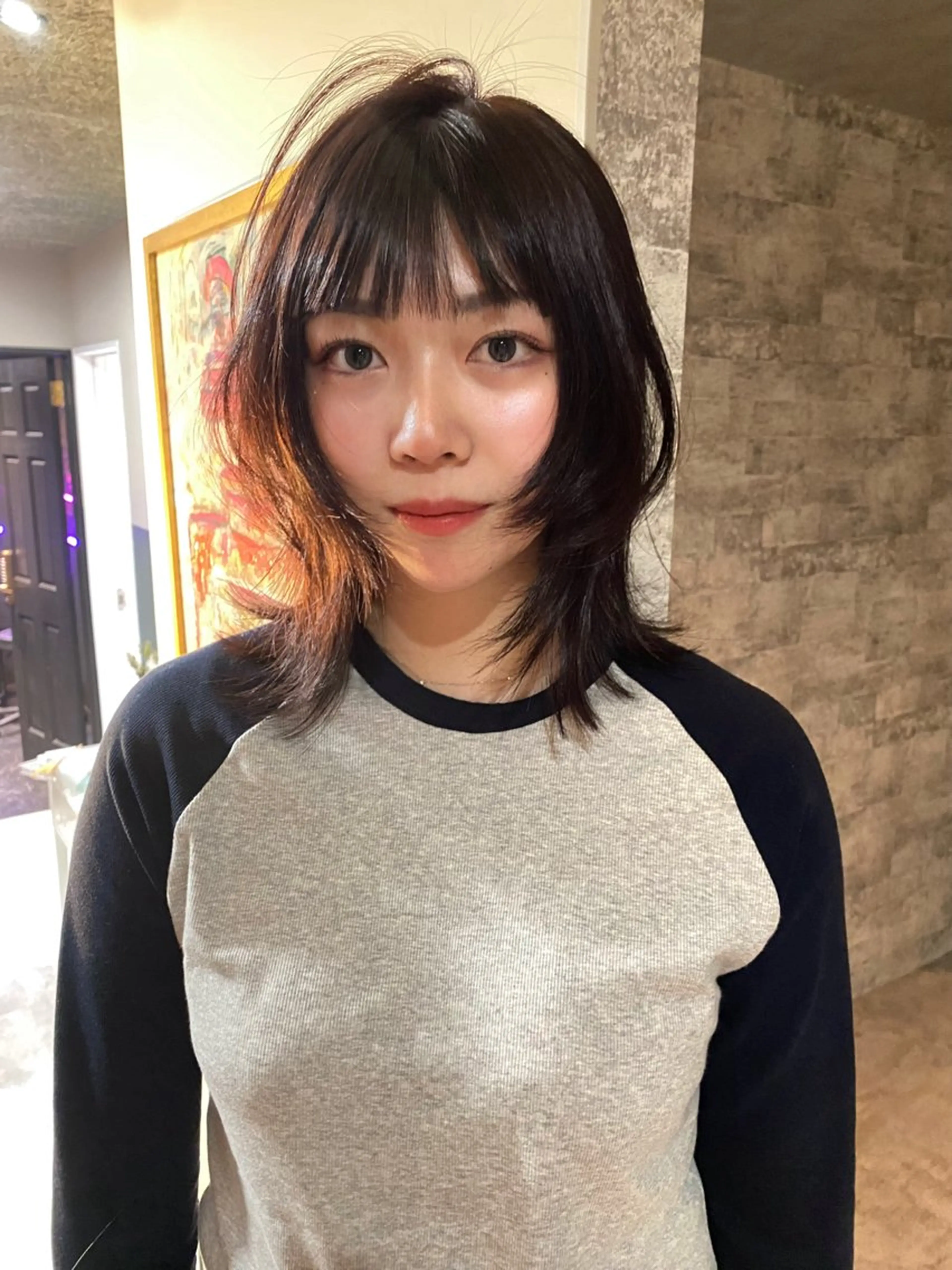 ミディアム カラー カット ヘアカラー トリートメント mai / linoah˚✧のヘアスタイル