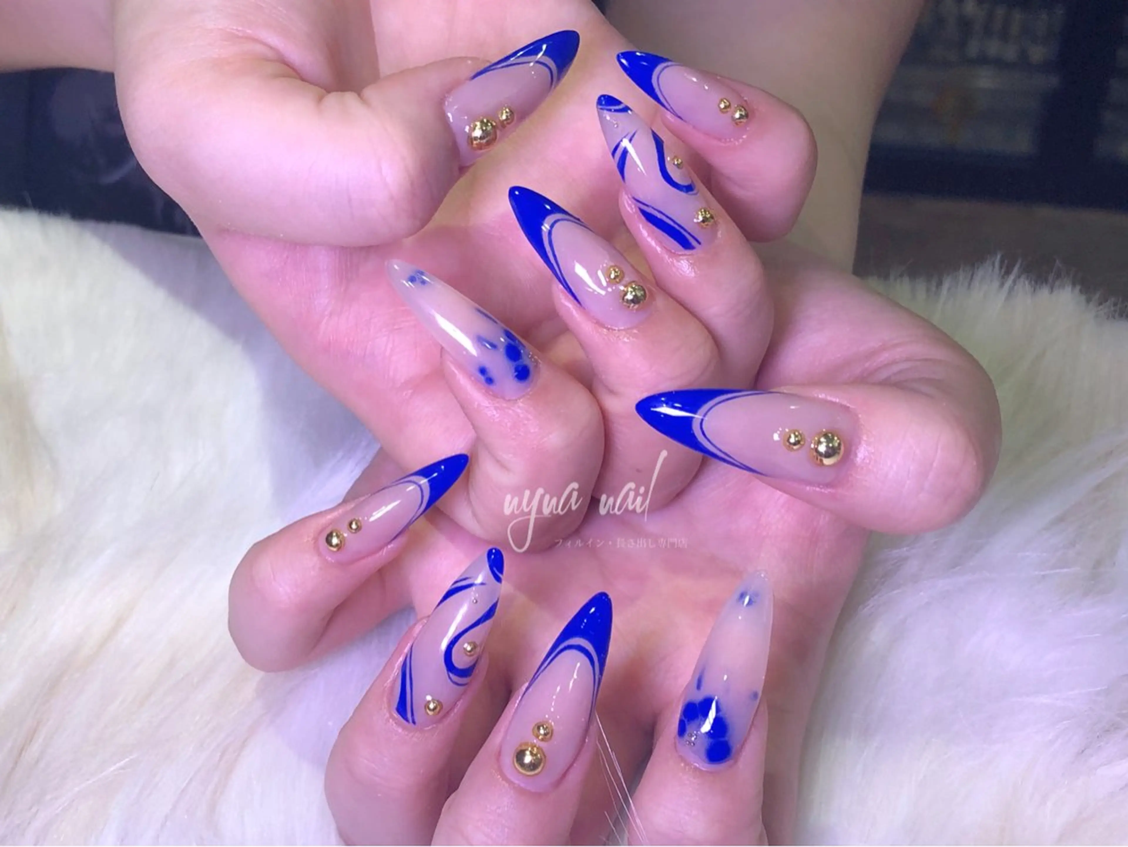 ネイル ハンドネイル 長さ出し専門 nynaのネイルデザイン