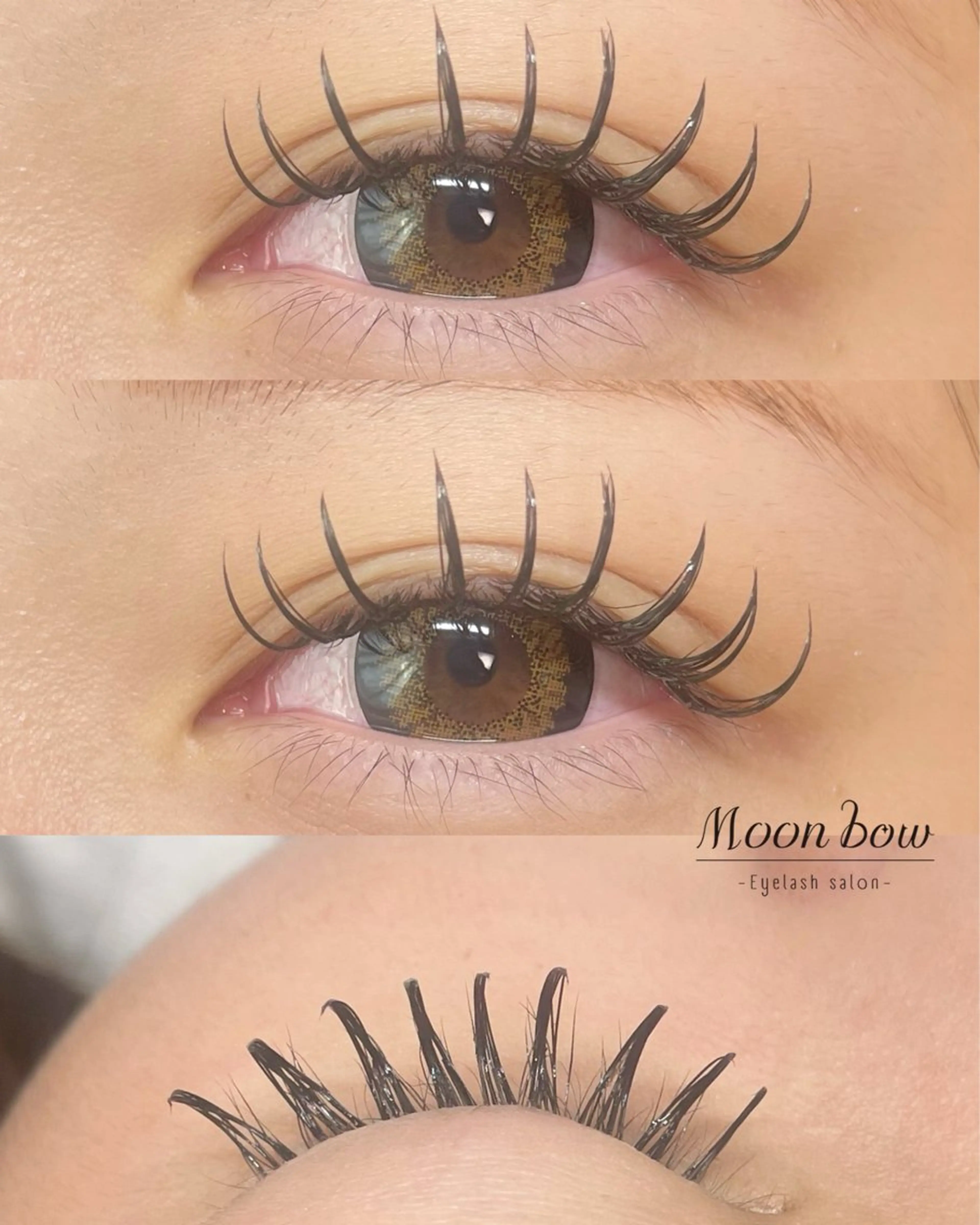 マツエク・マツパ バインドロック マツエク Eyelash Moon bowのマツエク・マツパデザイン