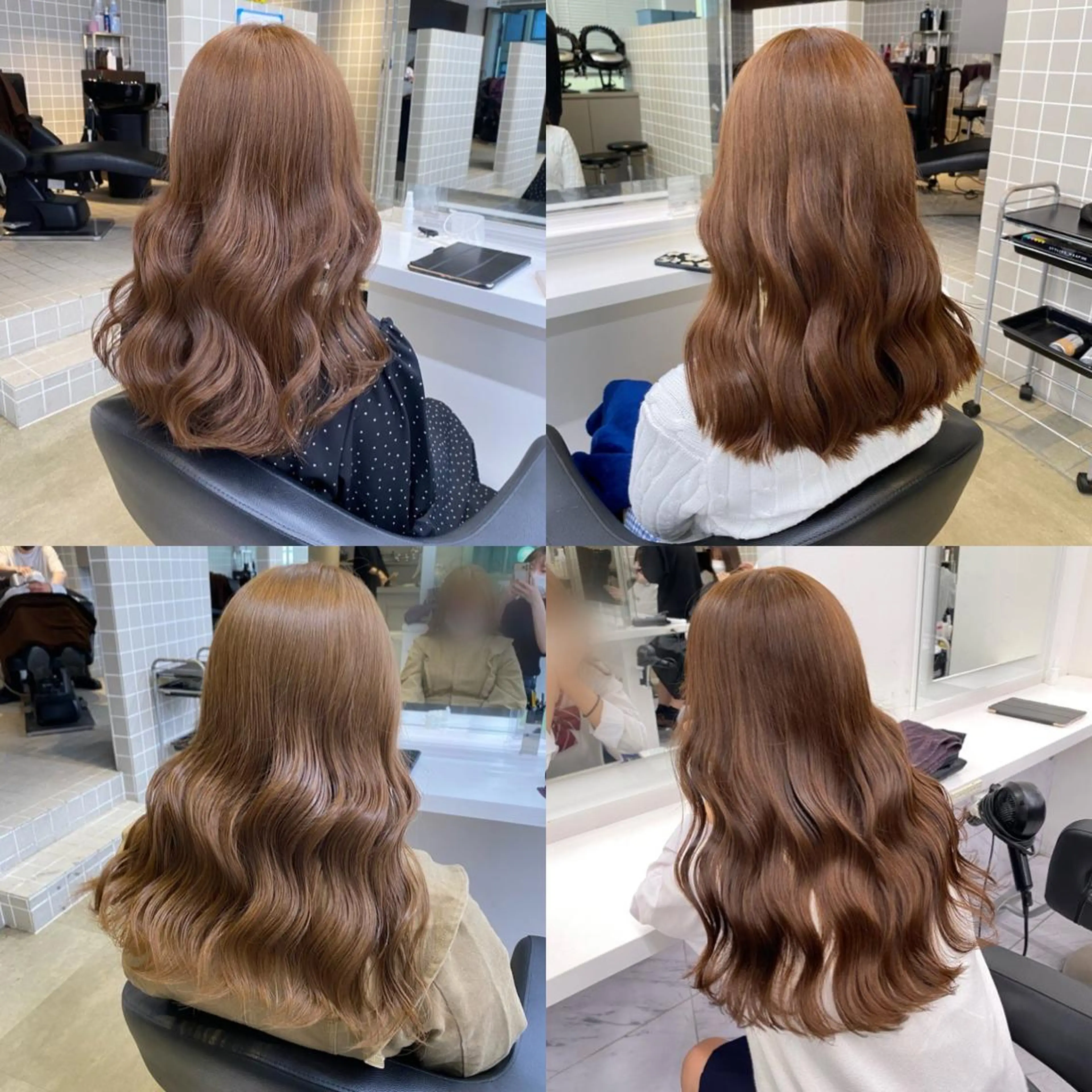 ロング カラー ヘアアレンジ キッズ ベージュカラー ブリーチ ブリーチなしカラー 髪質改善 トリートメント TRUNAIL&EYE所属・TRU Shino🦋のマツエク・マツパデザイン