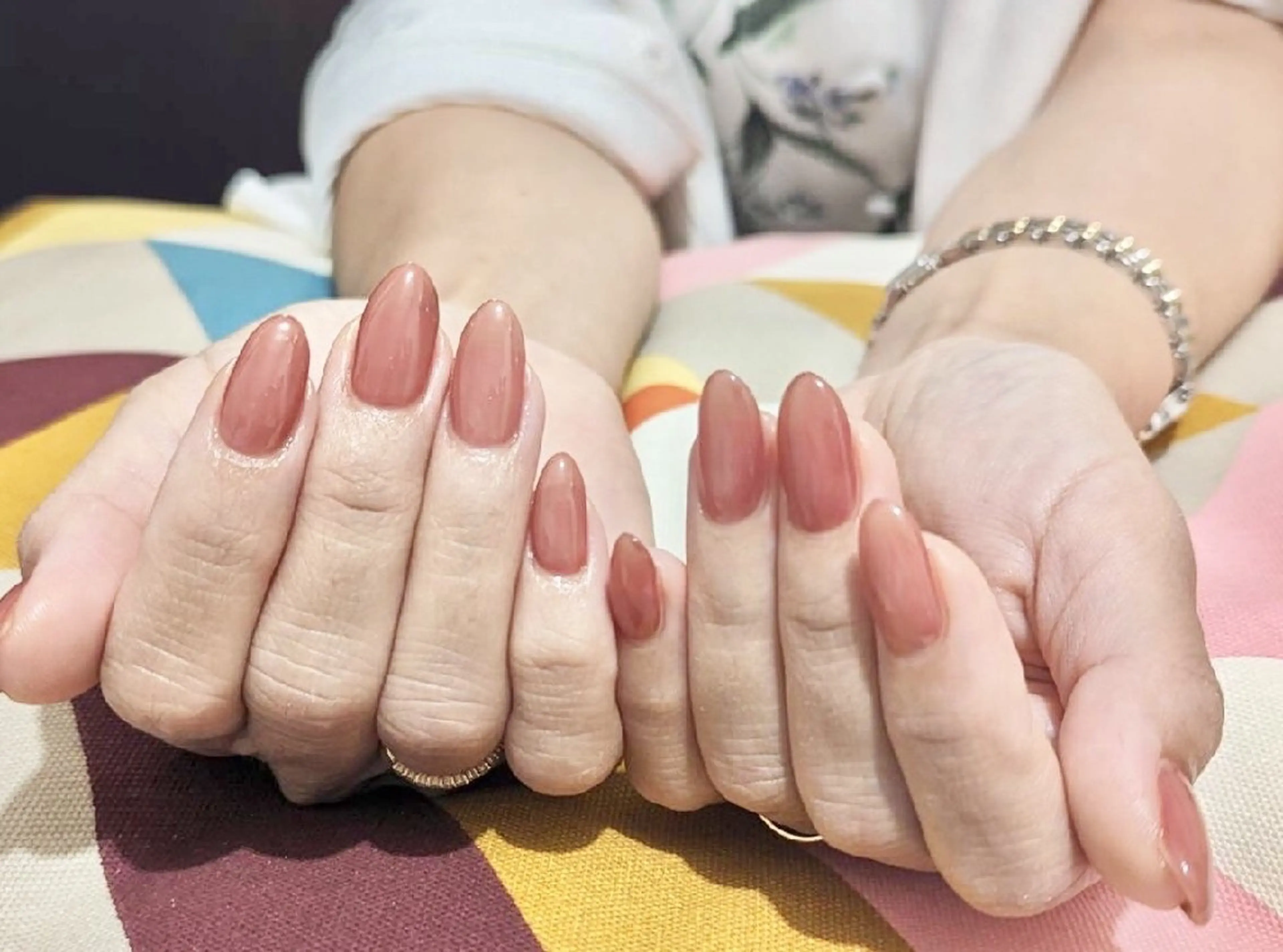 ネイル ワンカラーネイル VIBLISS福岡店 yurichanのネイルデザイン