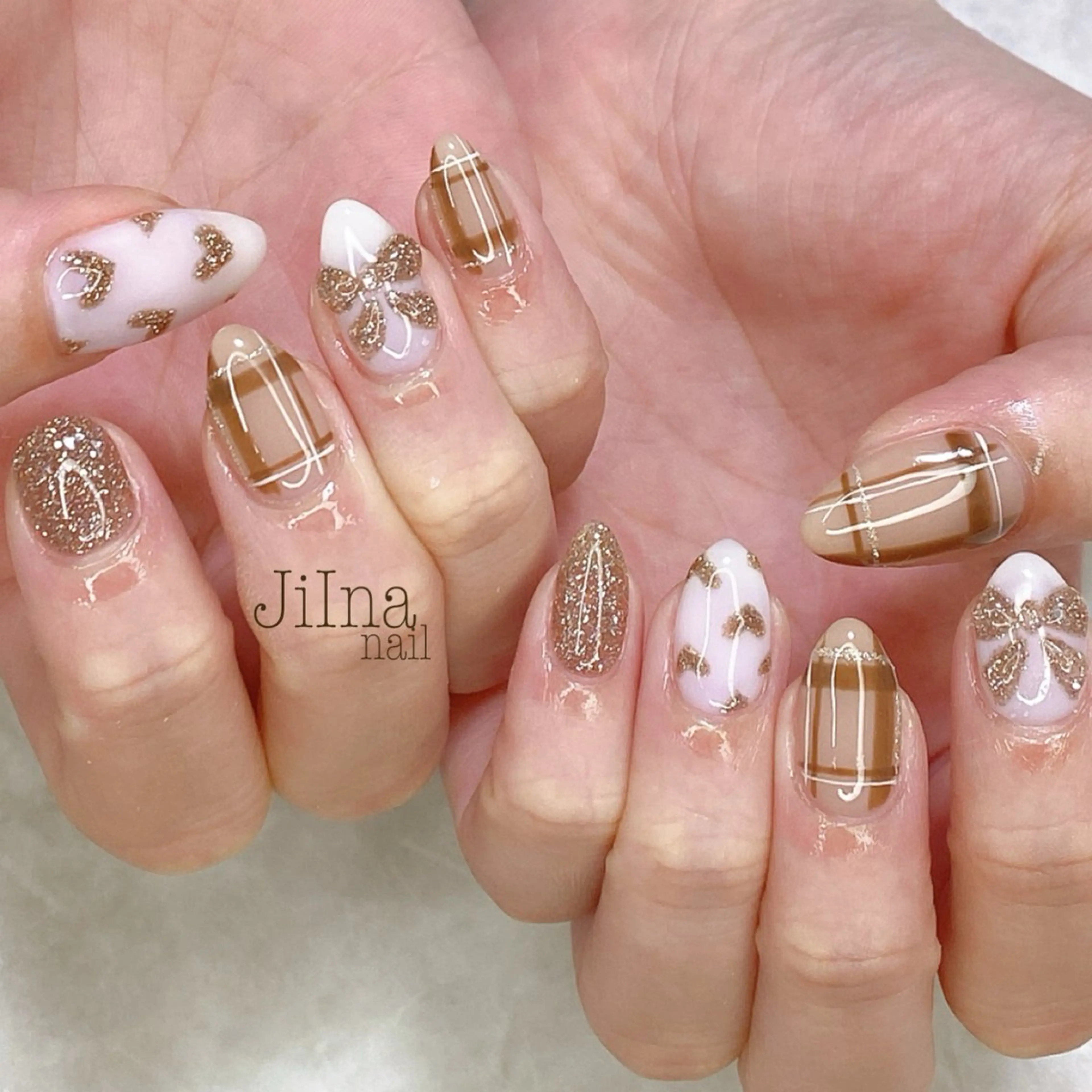 ネイル 持ち込み JiIna nailのネイルデザイン