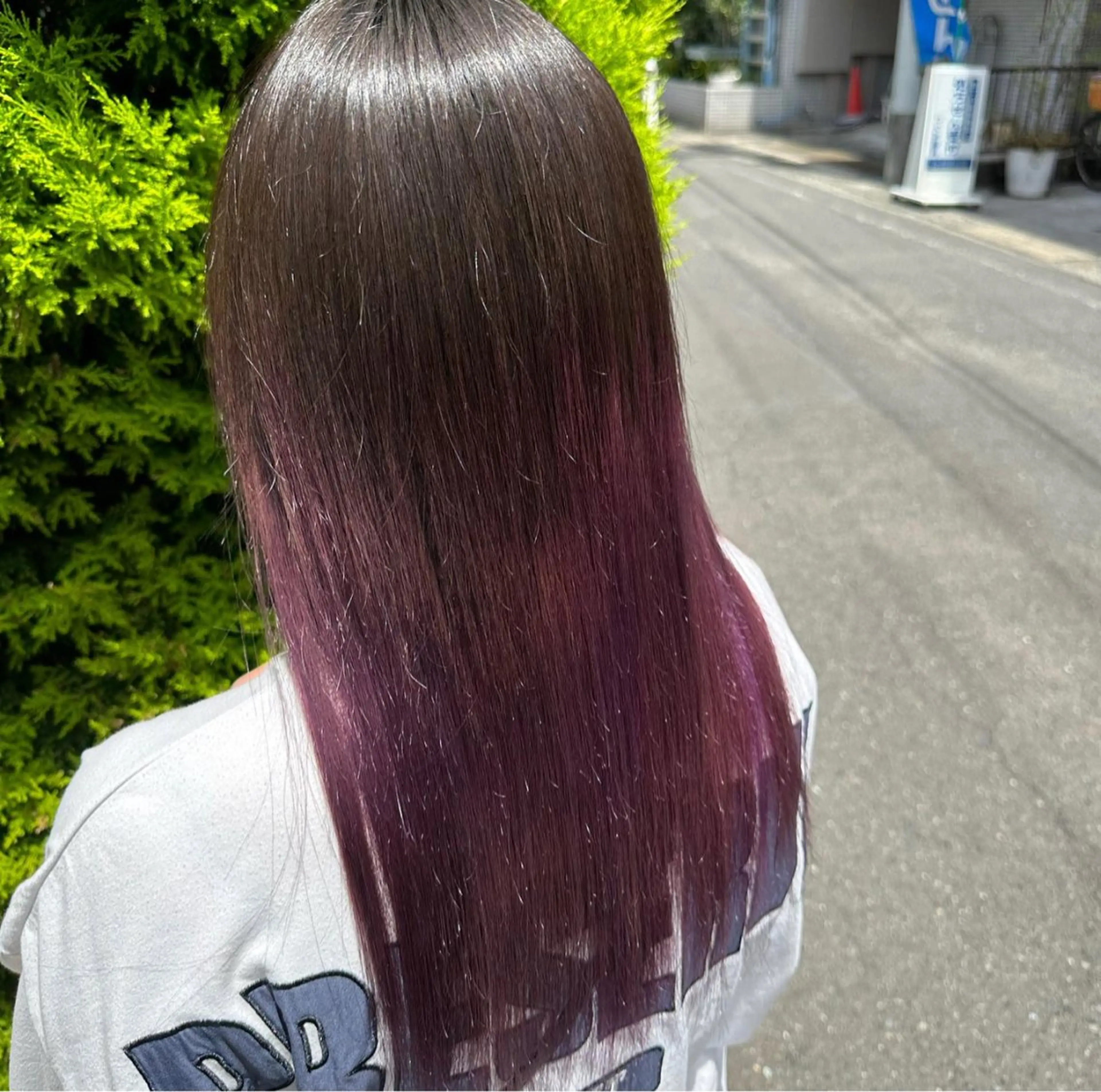 ロング カラー 縮毛矯正／ダブル カラー／はづき☘️のヘアスタイル