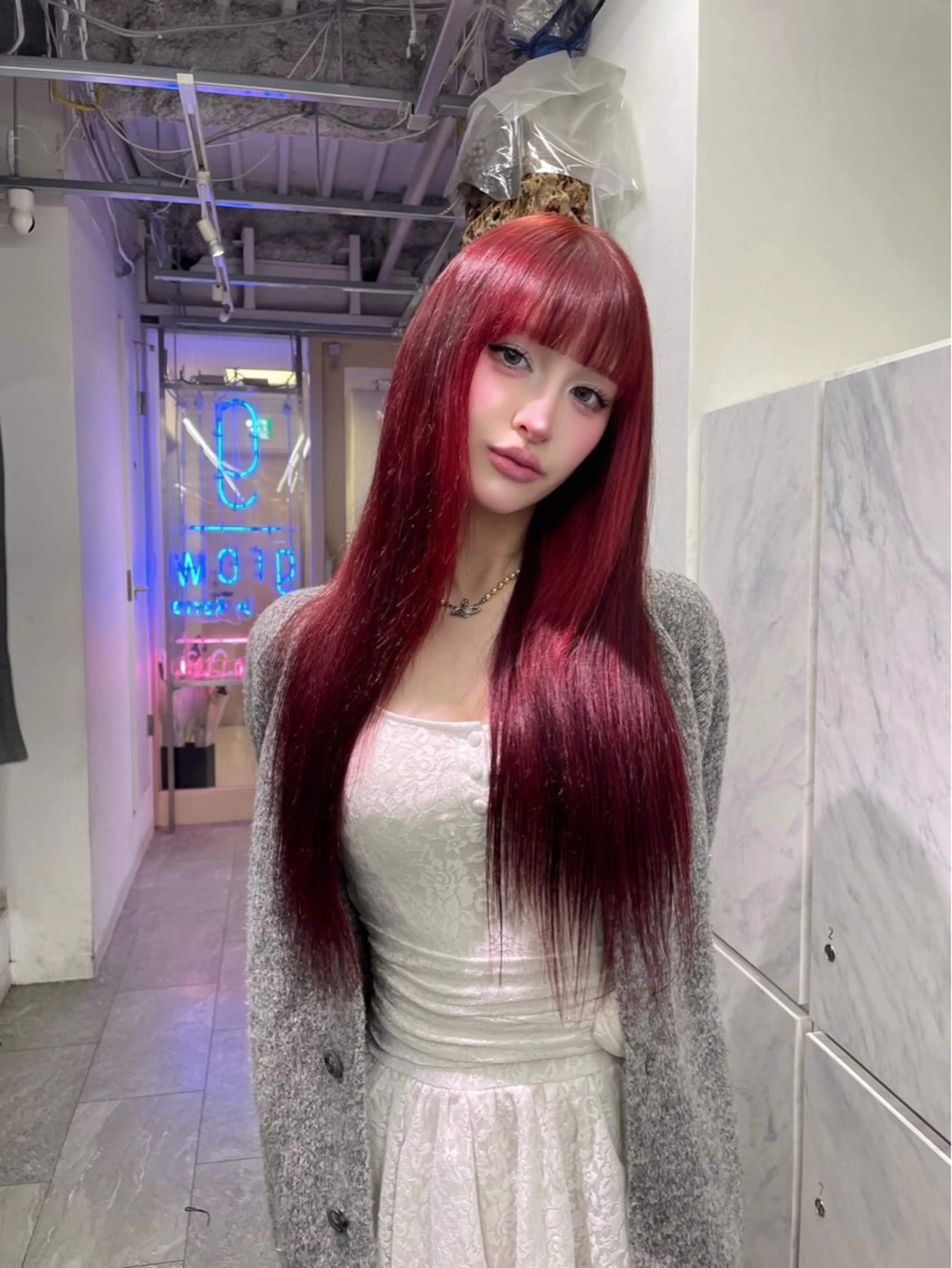 🕊️プルエクステつけたまま艶カラー🕊️の写真