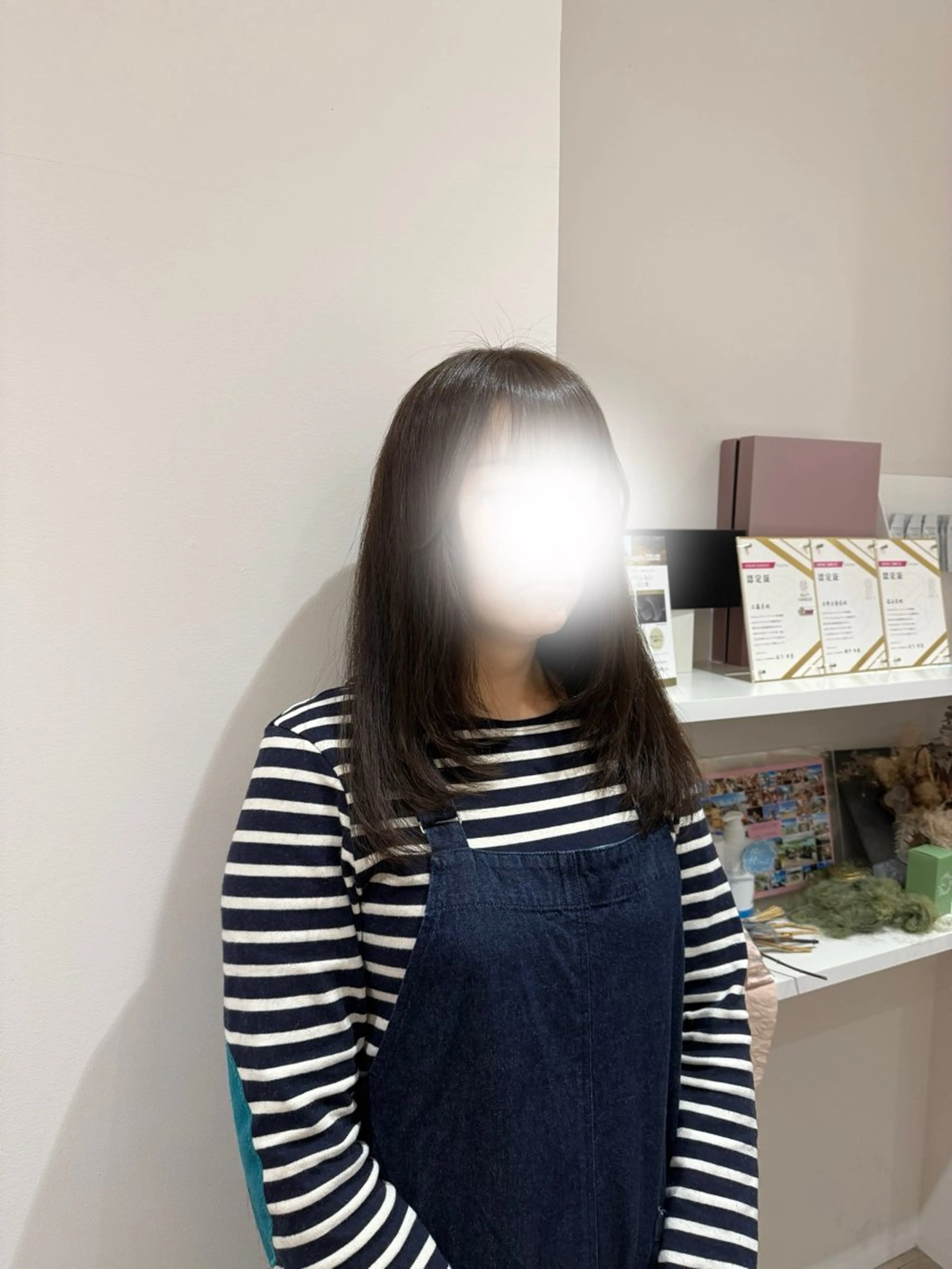 ロング カラー RosierBlue 工藤のヘアスタイル