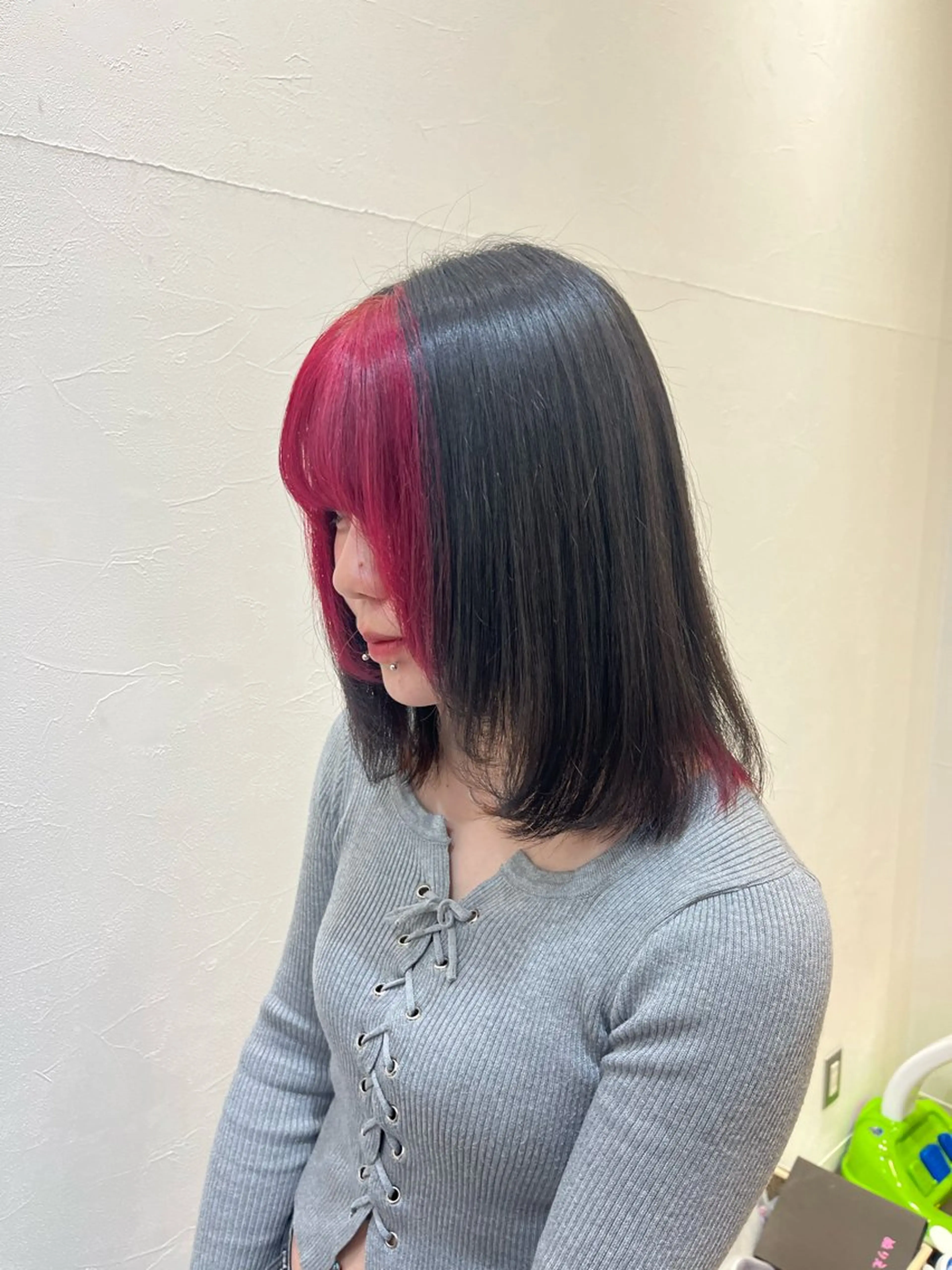 ミディアム ヘアカラー THE LAND所属・Yuzuki/モデル 募集中/来年デビューのヘアスタイル