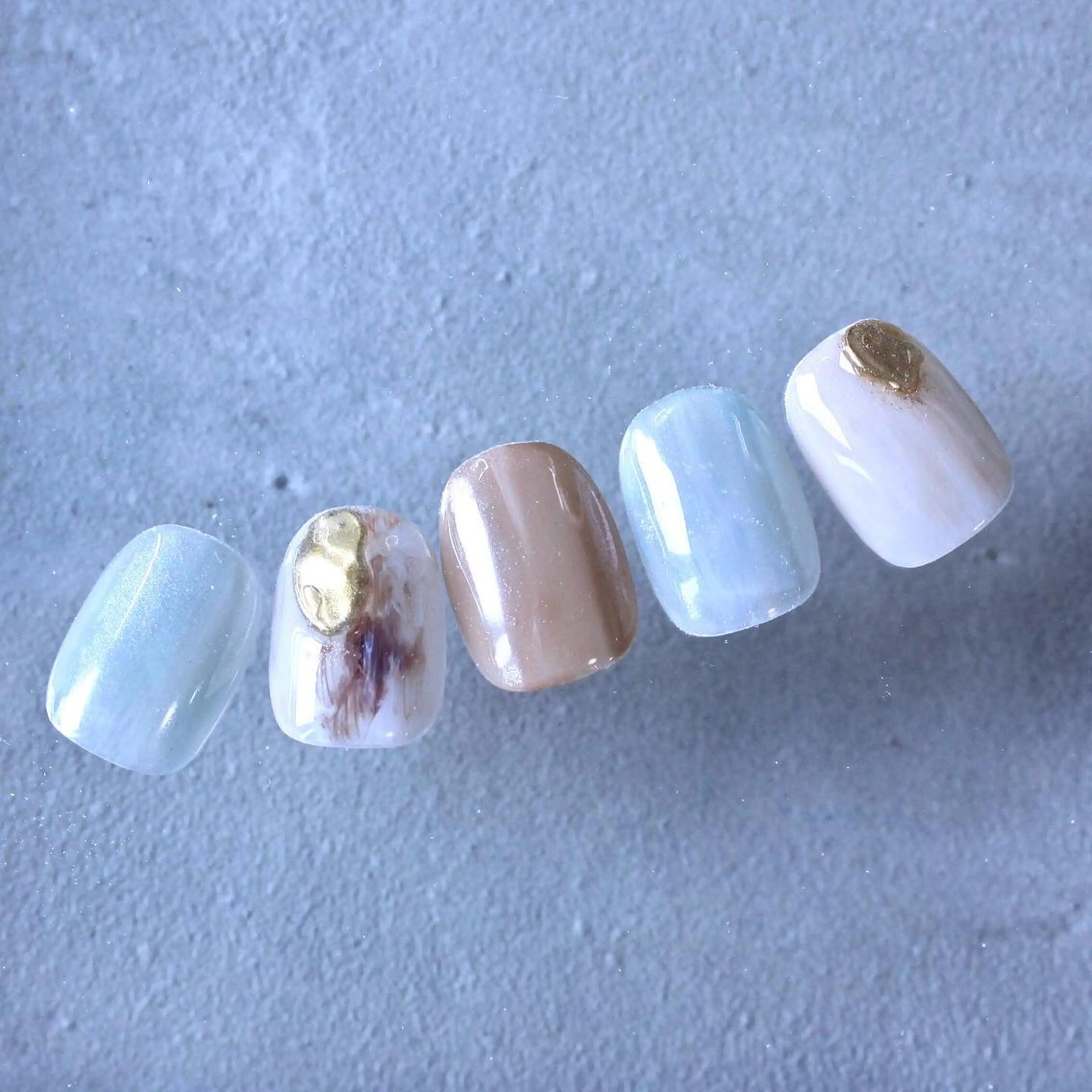 ネイル 春ネイル ハンドネイル Elio所属・Elio 国泰寺のネイルデザイン