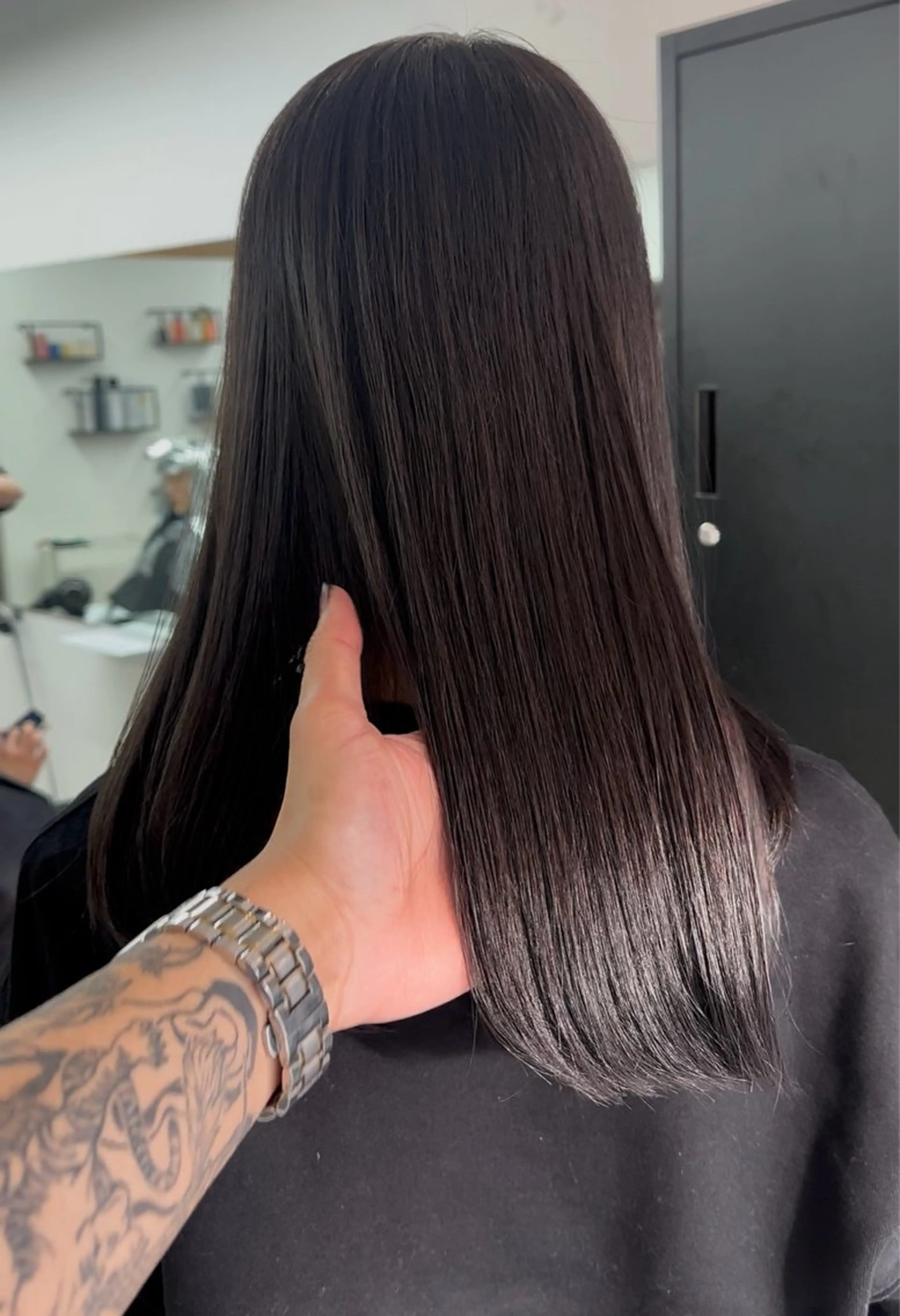 ミディアム カラー カット ヘアカラー 縮毛矯正 トリートメント 艶髪/縮毛矯正 特化　ヒトシのヘアスタイル