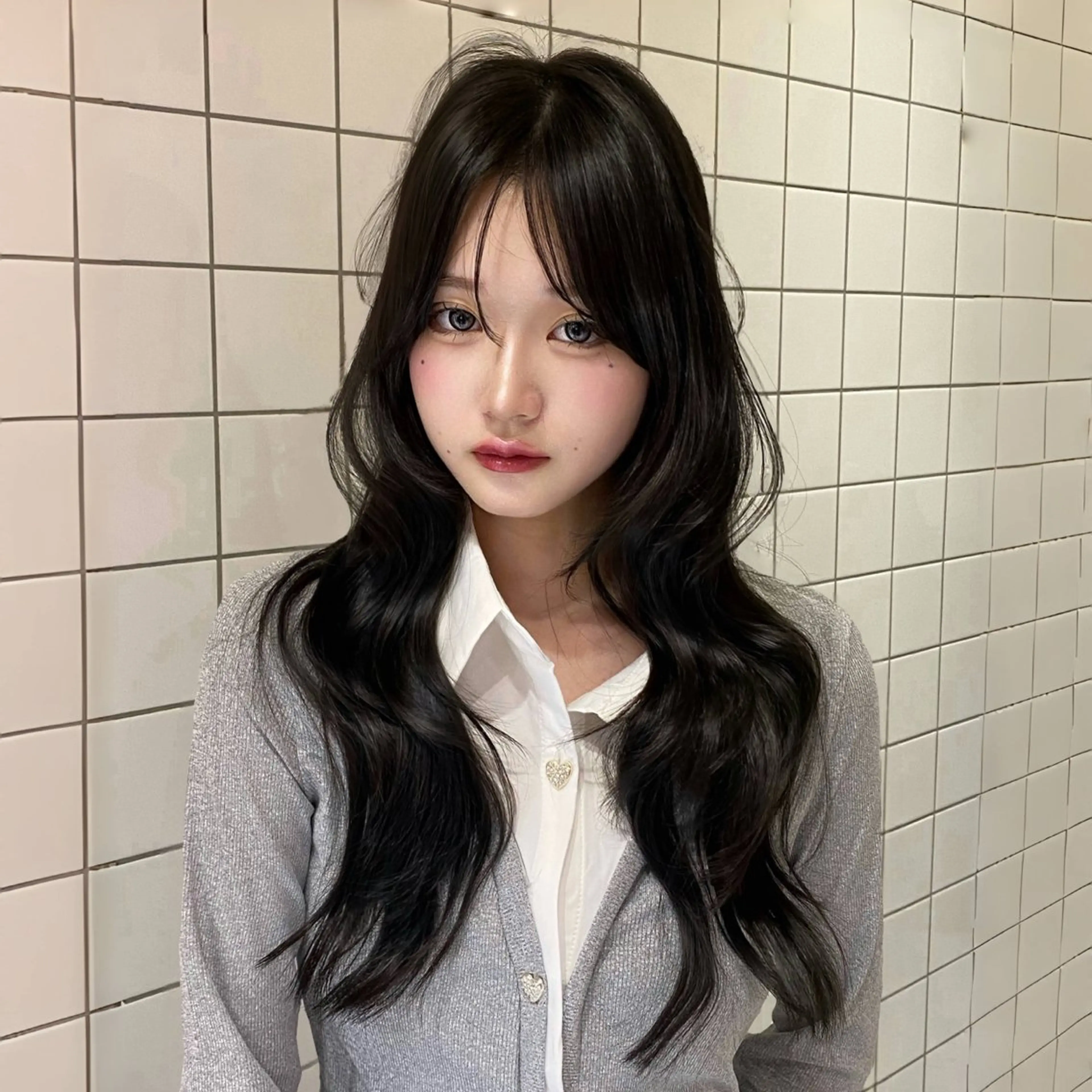 【︎︎🧣11月限定🧣】 顔周りカット ＋ 美髪カラー ＋ 選べる髪質改善トリートメントの写真