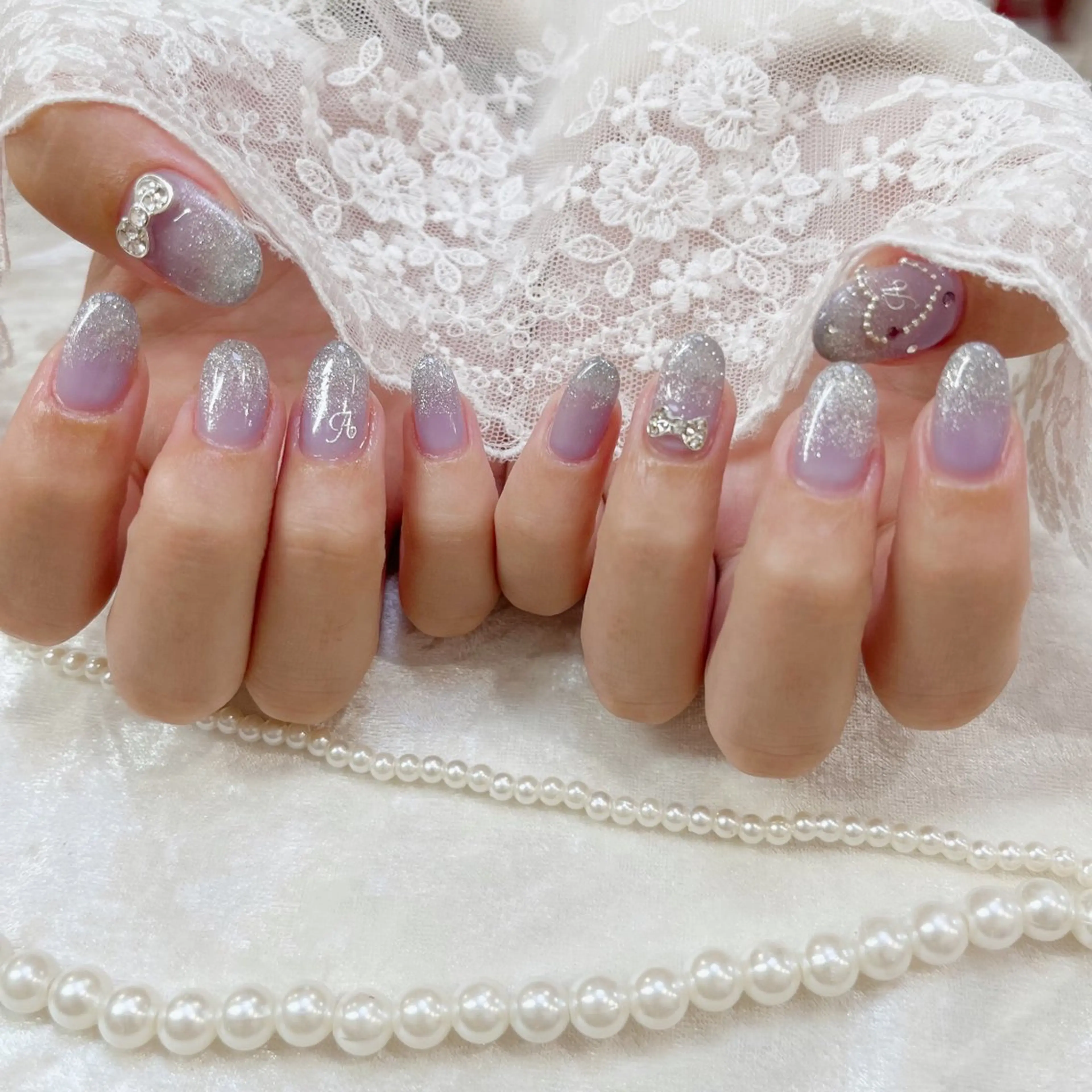 ネイル ハンドネイル Maya 🧊🫧‪のネイルデザイン